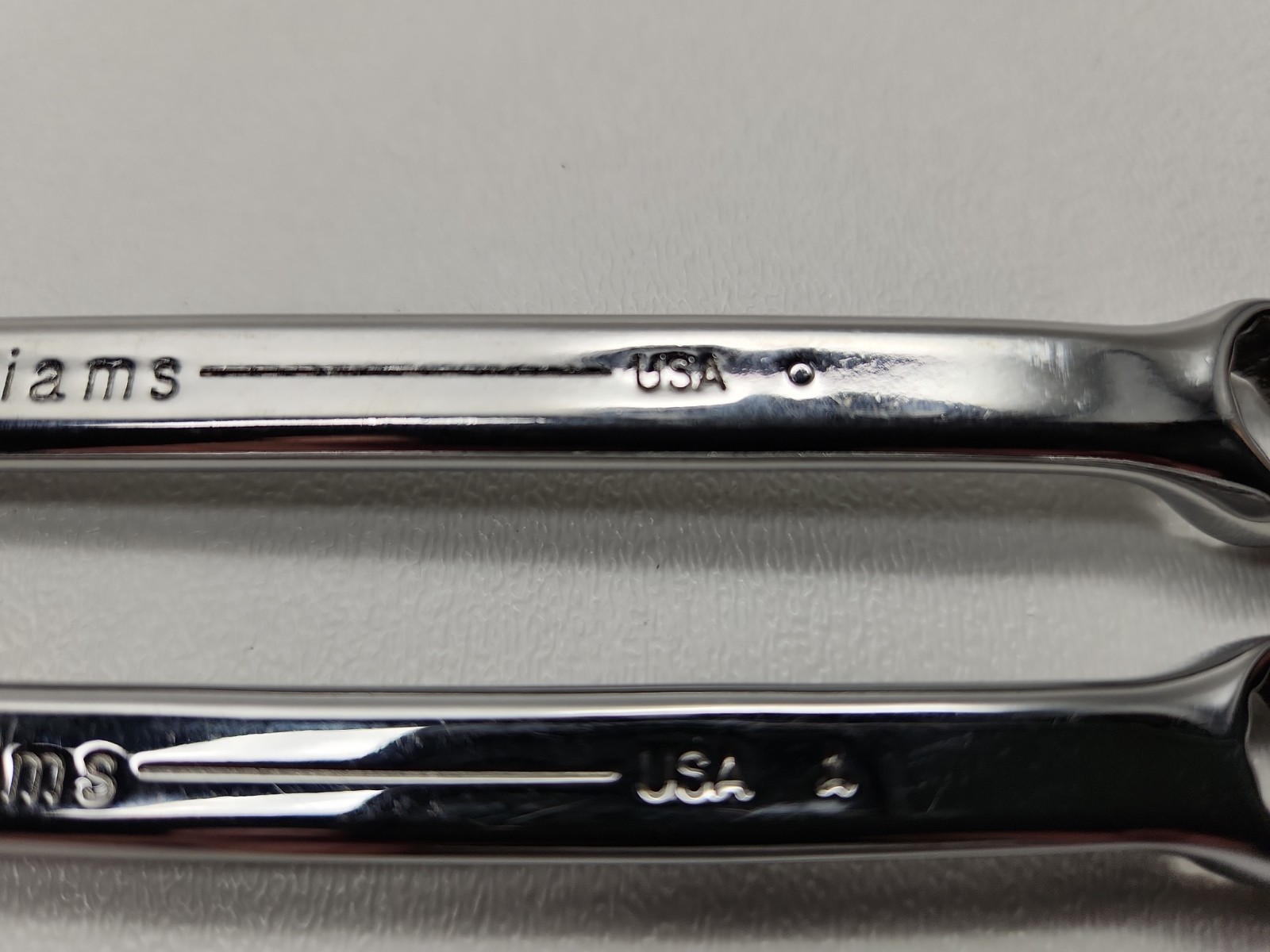 Lot of 2 Williams Supercombo Combination Wrench 10mm 1210MSC & 11mm 1211MSC USA