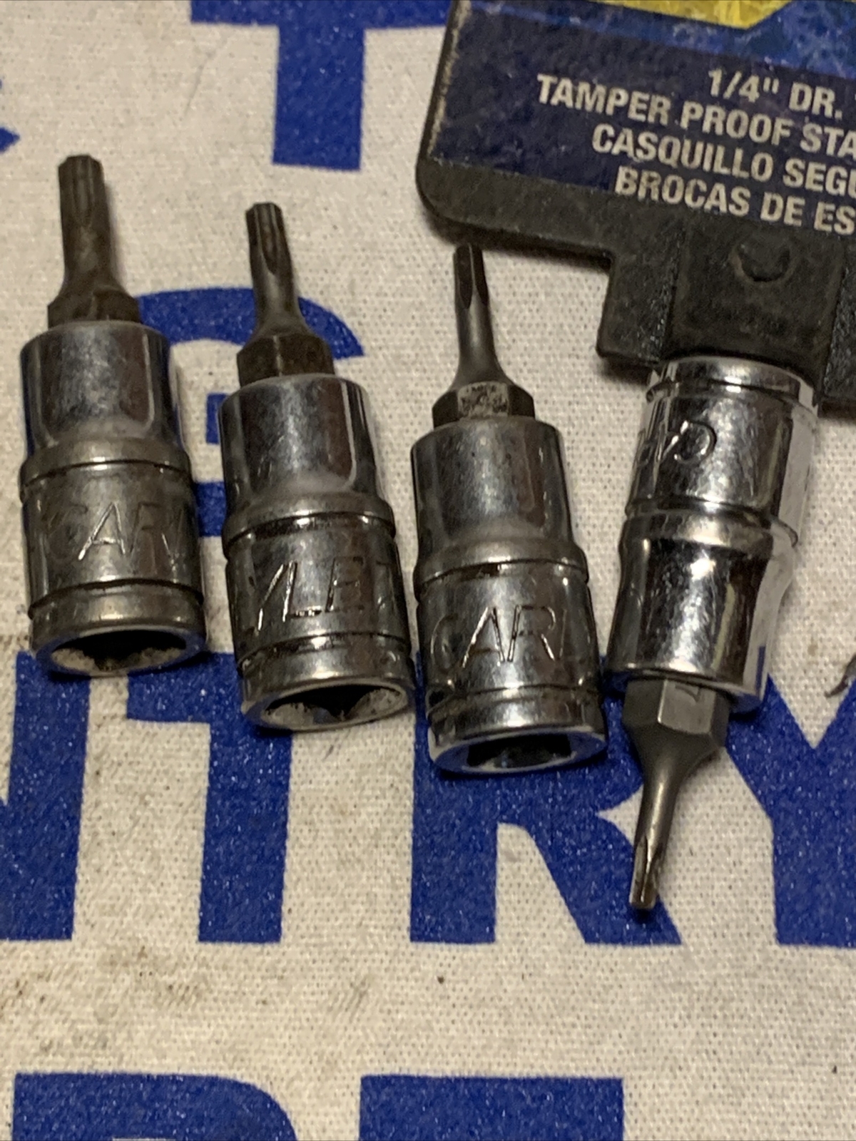 Carlyle Tools 1/4″ Drive 6pc Tamper Proof Star Bit Sockets T7-T27