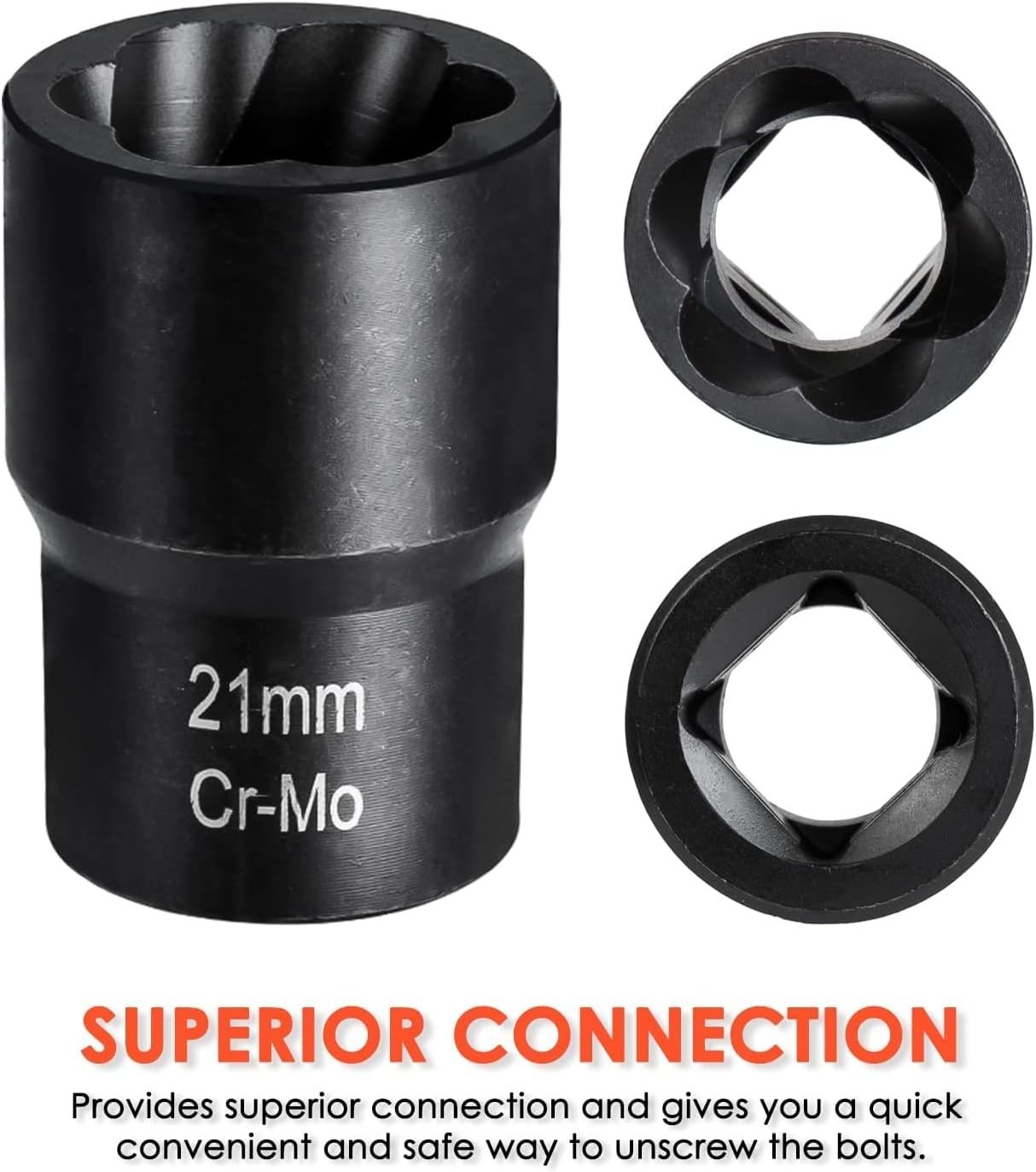 Professional 10-Piece Bolt & Nut Extractor Set – Max Grip and Versatile Sizes