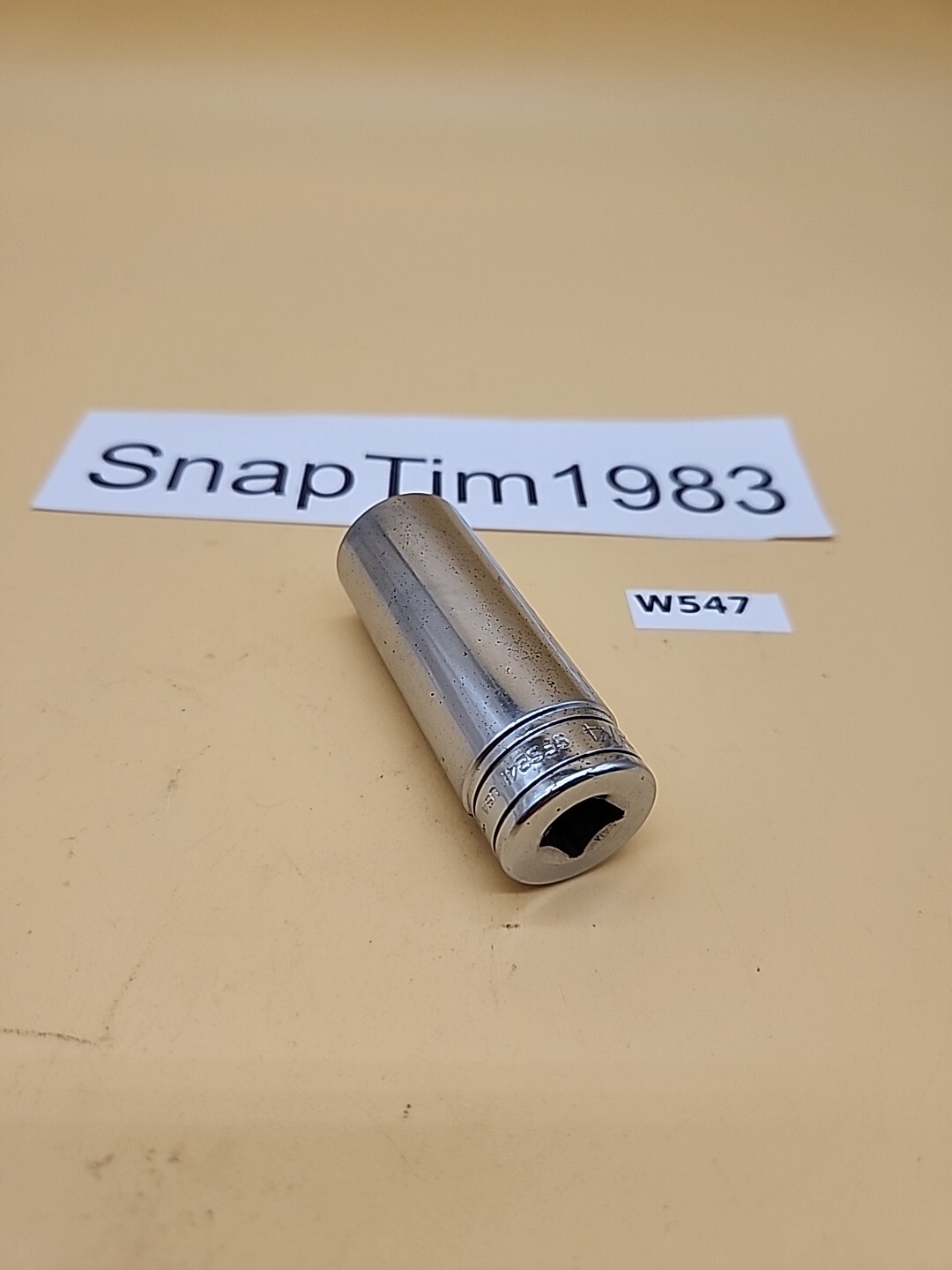 Snap-on Tools 3/8″ drive 3/4″ 6-point Deep Socket SFS241 USA