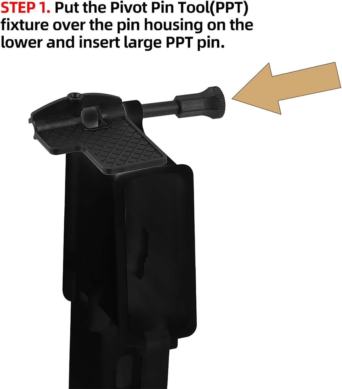 Effortless Pivot Pin Installation Tool – 2-25/32» Metal, Sturdy & Reliable