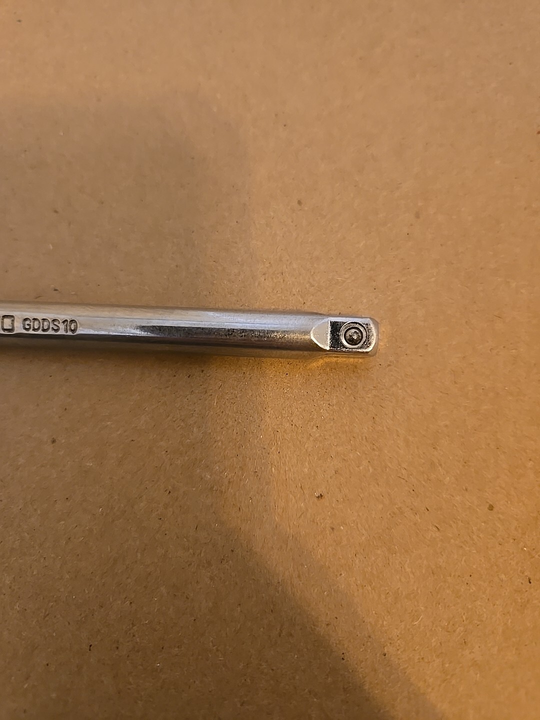 Matco Tools 10″ Long 1/4″ Drive Chrome Knurled Socket Driver Shaft GDDS10
