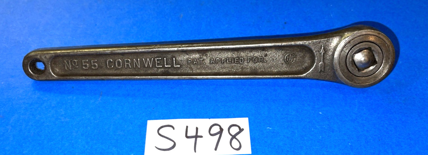 CORNWELL TOOLS VINTAGE 1/2 DRIVE RATCHET NO 55 SHIPPING INCLUDED