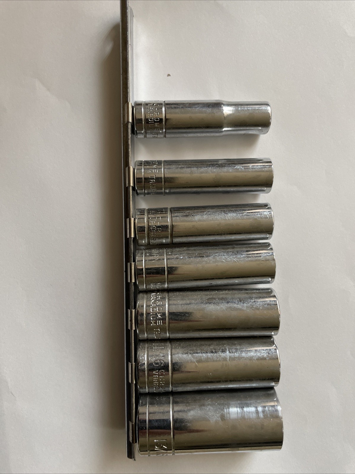 6point Deep Socket 3/8in. Drive SAE 7 Pcs