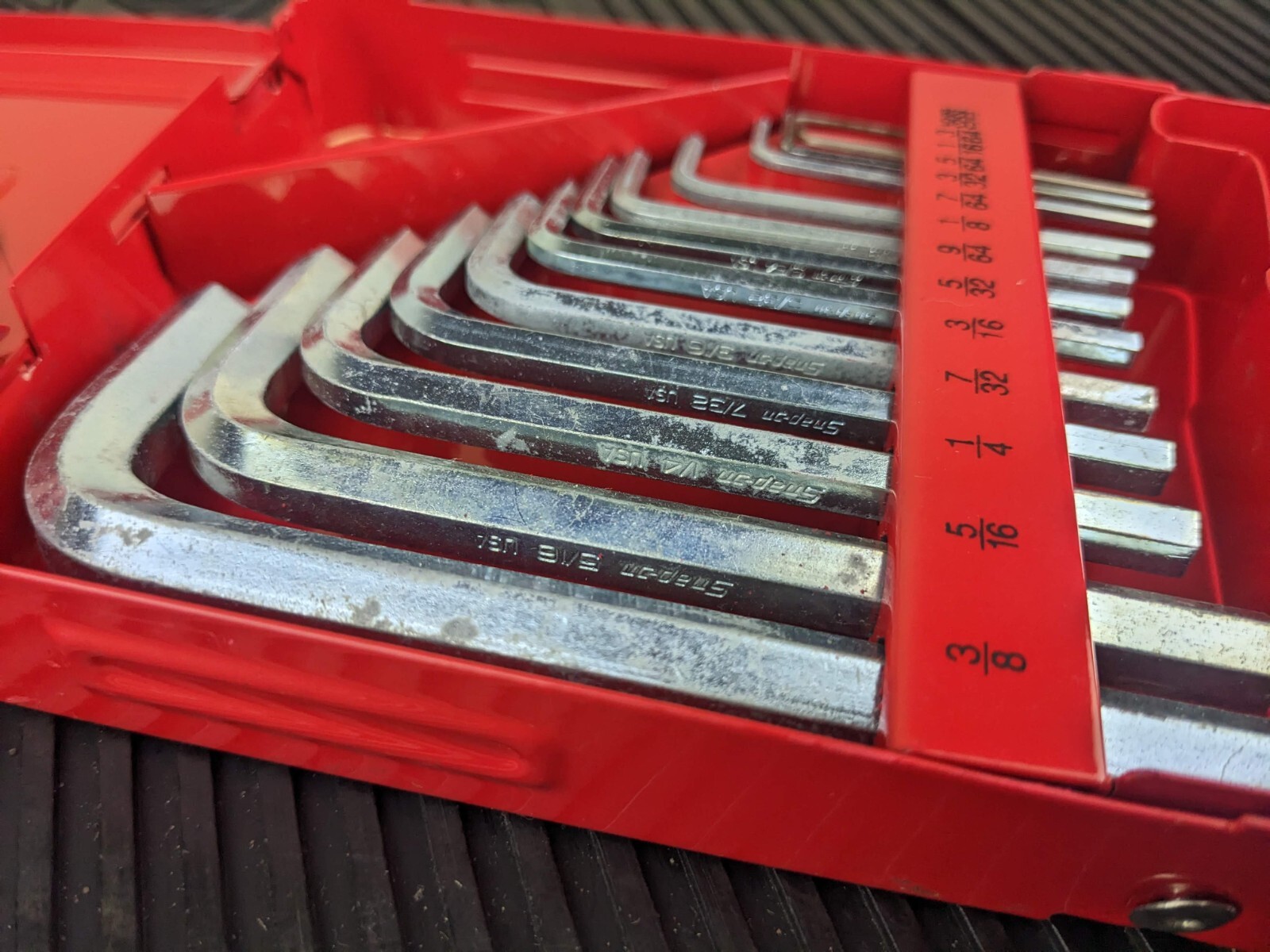 #bb296 Snap On 13pc SAE Hex Key Set
