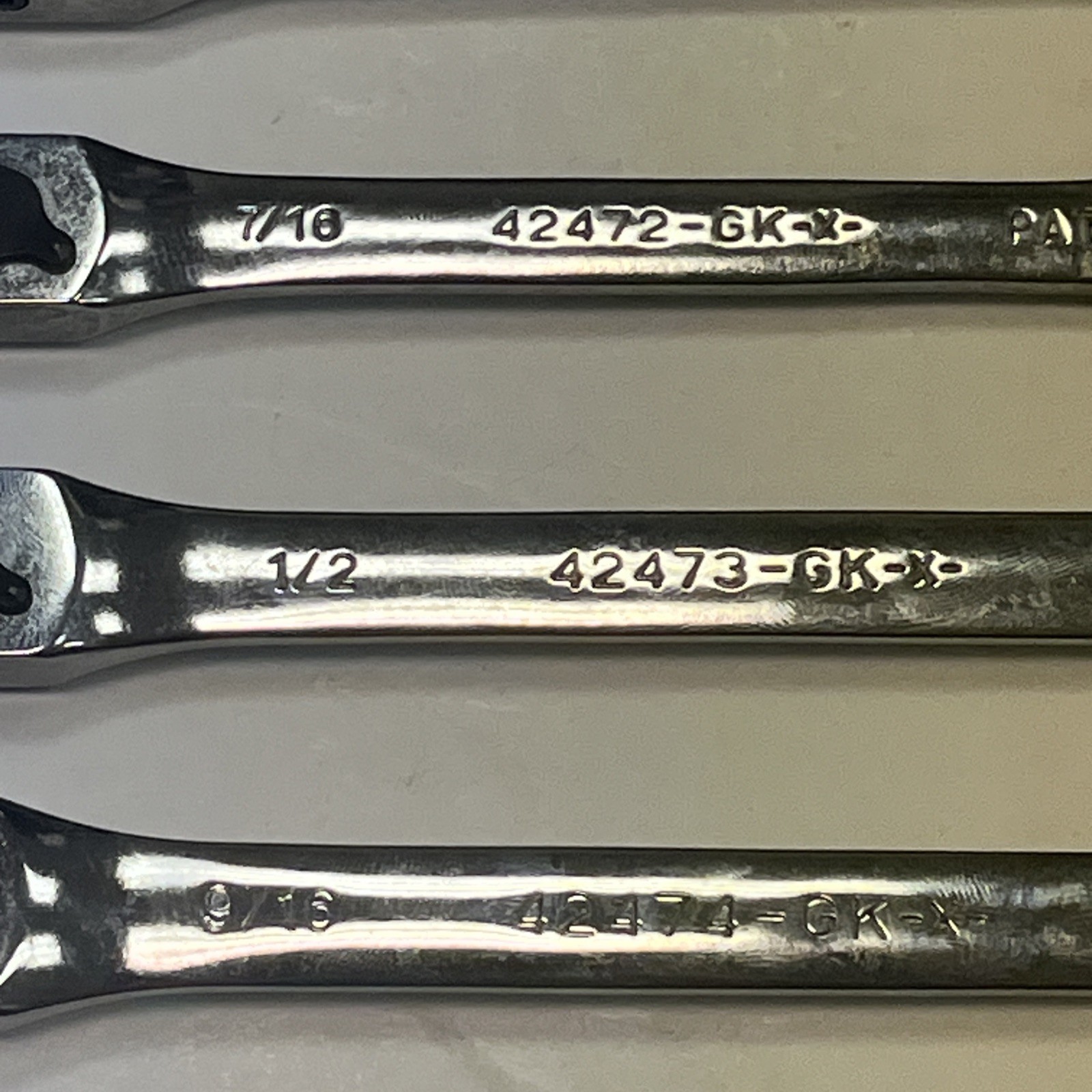 Craftsman 7pc SAE Locking Flex Ratcheting Wrench Set 42400 Sears Tools USA