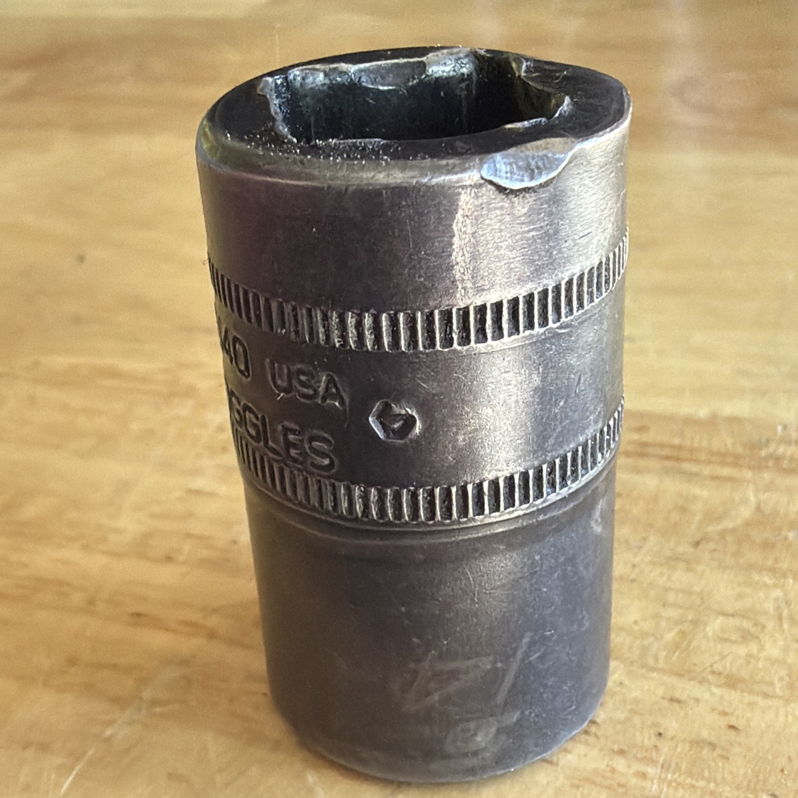 Snap On Tools 14mm Shallow Impact Socket 1/2″ Drive 12 Point IMDML140 USA