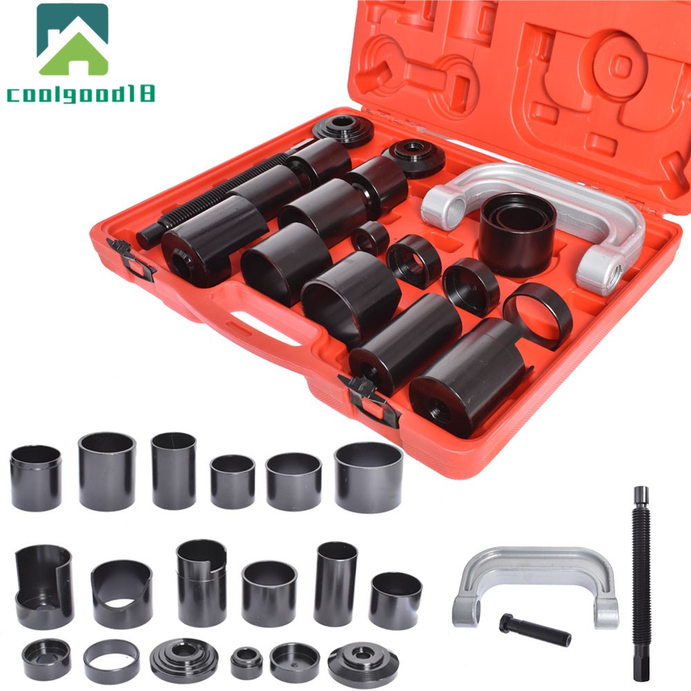 21PC AUTO C-PRESS BALL JOINT MASTER SET SERVICE KIT REMOVAL INSTALLER 2/4WD