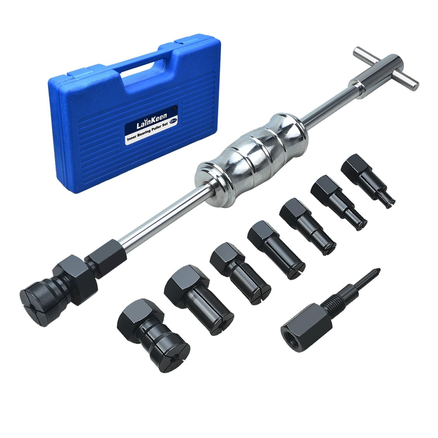 12pcs Blind Hole Bearing Puller Set 8-32mm Collet