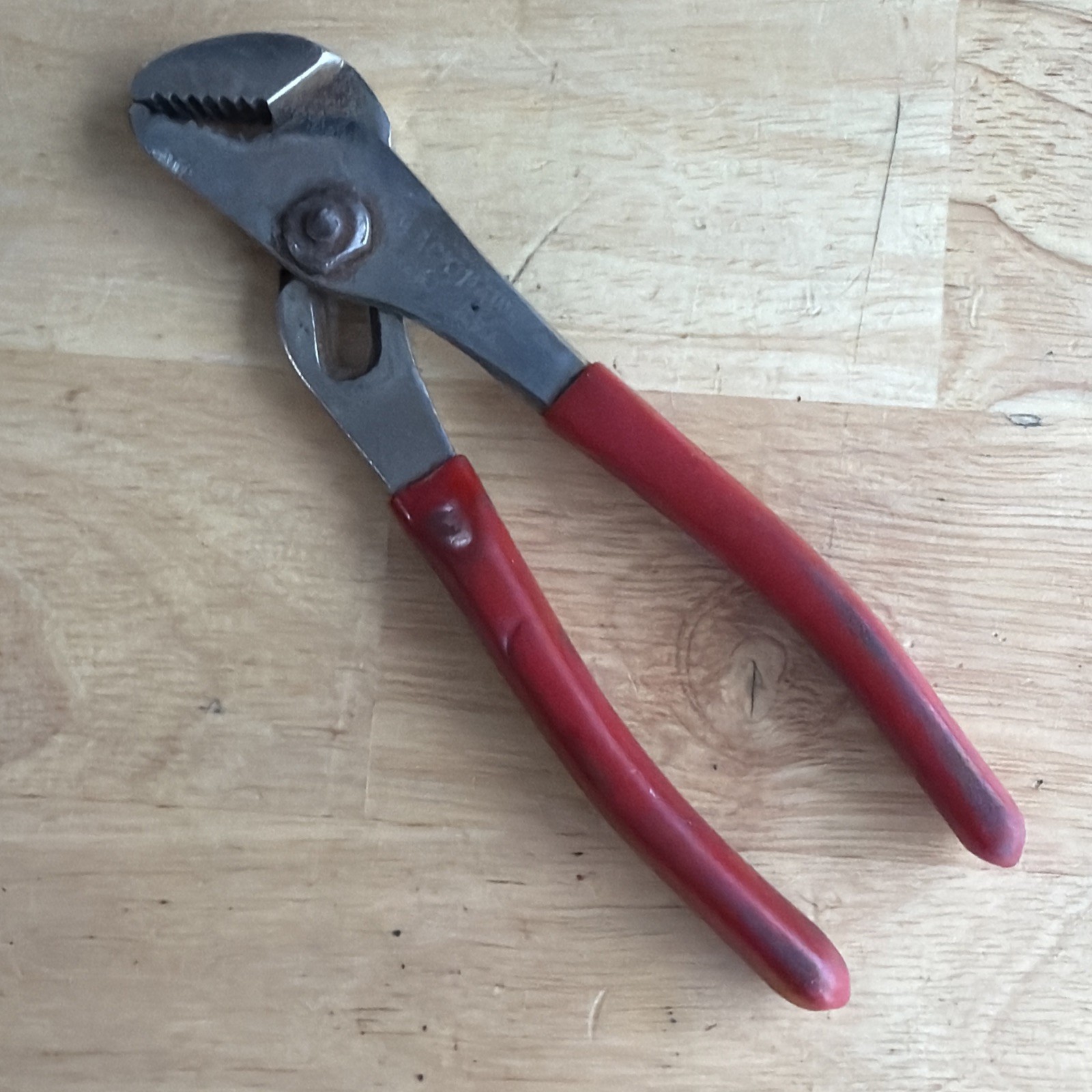 Blackhawk Tools 6-3/4″ Long Slip Joint Pliers Red Handle PT-1263-1 Made in USA