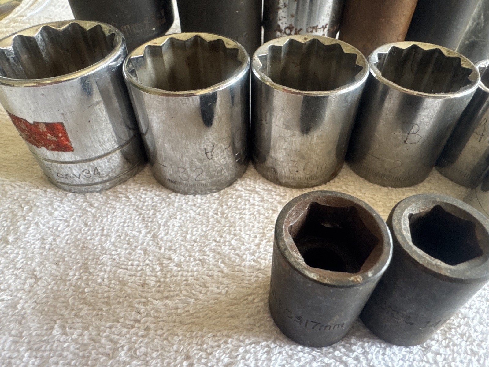 Assorted 1/2” Impact Metric Sockets 22 Pc In All Mostly Craftsman