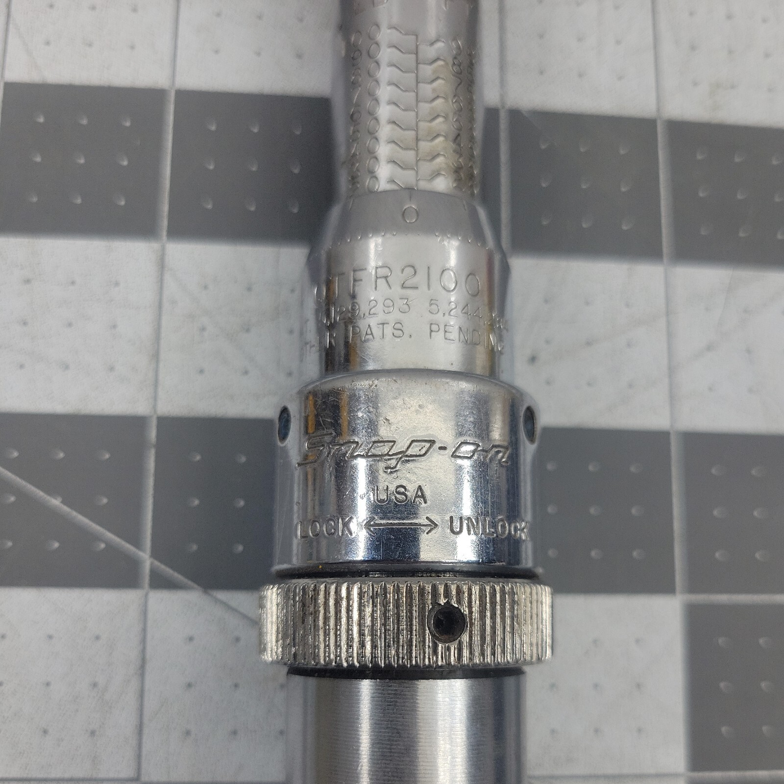 SNAP-ON 3/8″ DRIVE QTFR2100 «FLEX» TORQUE WRENCH! 20-100 Ft Lb