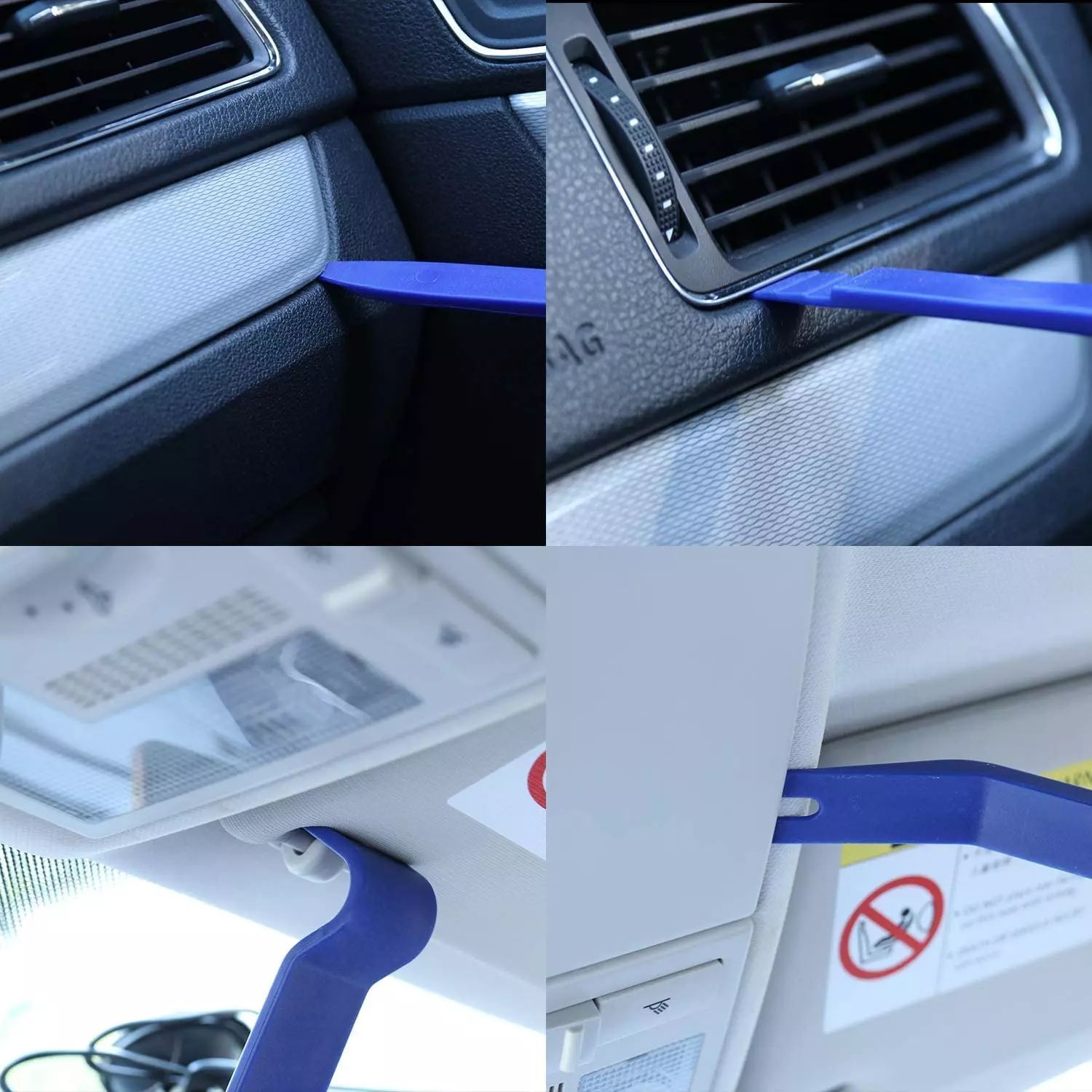 Car Door Trim Removal Tool Pry Panel Dash Radio Body Clip Installer Kit set