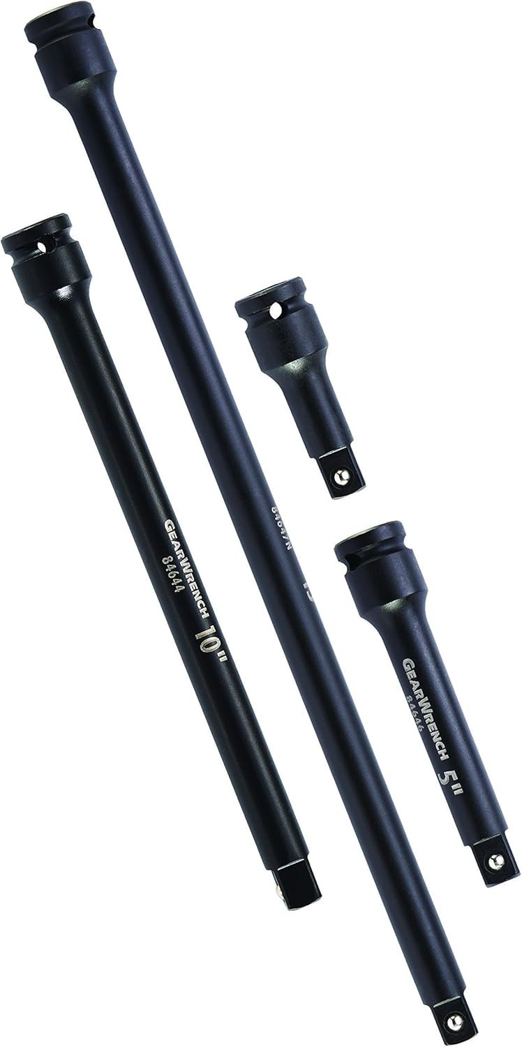 Manganese Phosphate Finished 4-Pc Impact Extensions – Reduce Fastener Rounding