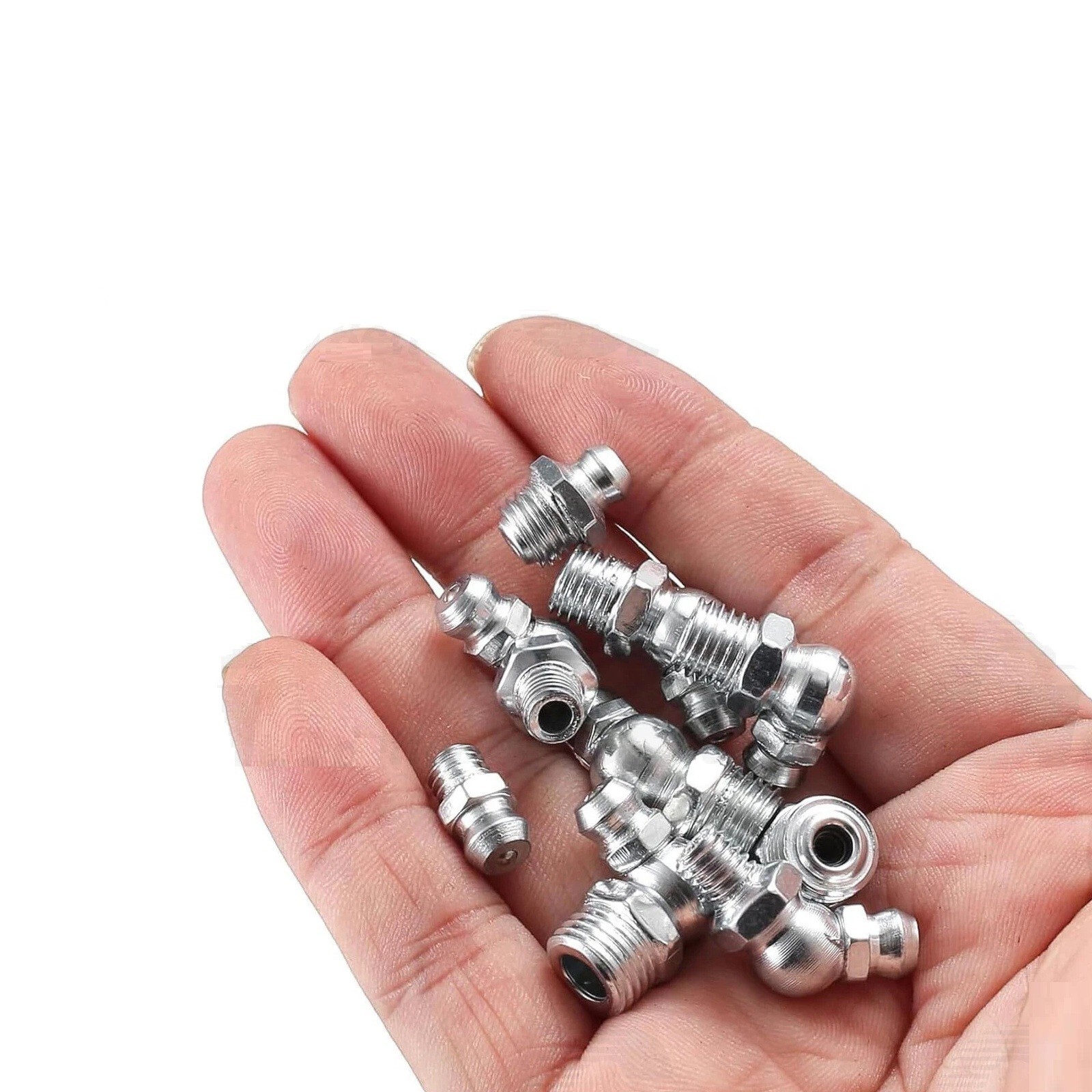 SAE 120 PCS Grease Fitting Set with 90 Degree and 45 Degree Zerks for Tool Use