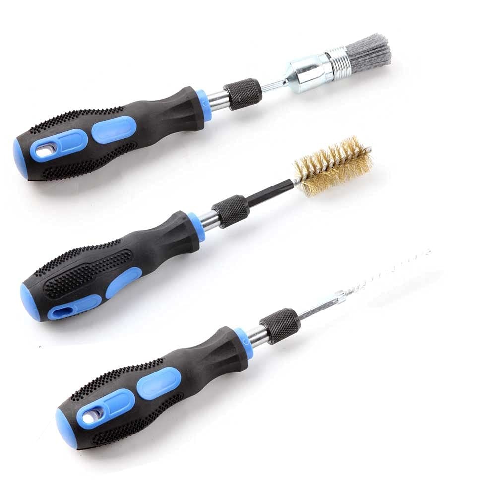 19pc INJECTOR SEAL SEAT Tool INJECTOR SHAFT CLEANING Set
