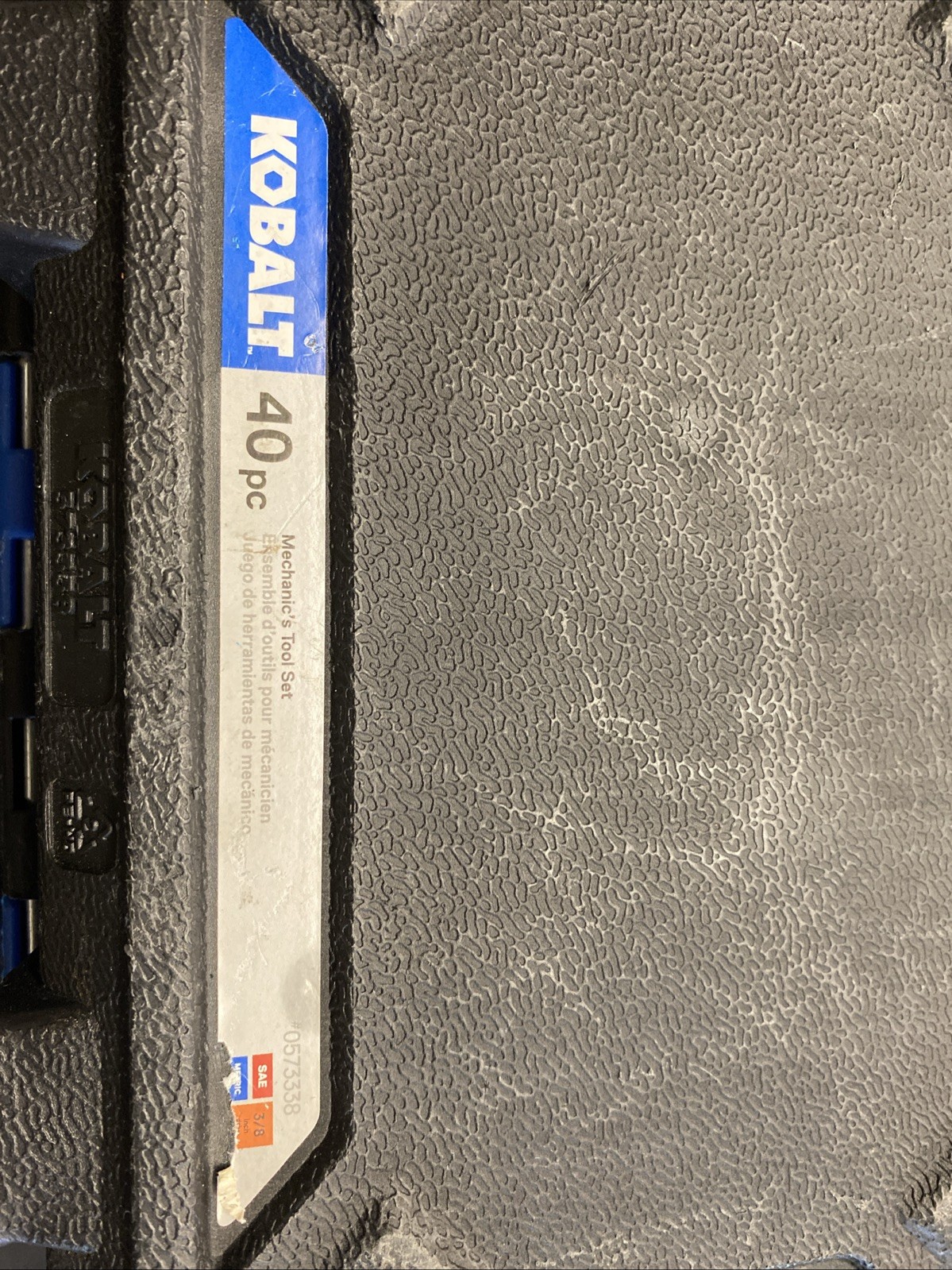 Kobalt 40-Piece Standard (SAE) and Metric Polished Chrome Mechanics Tool Set