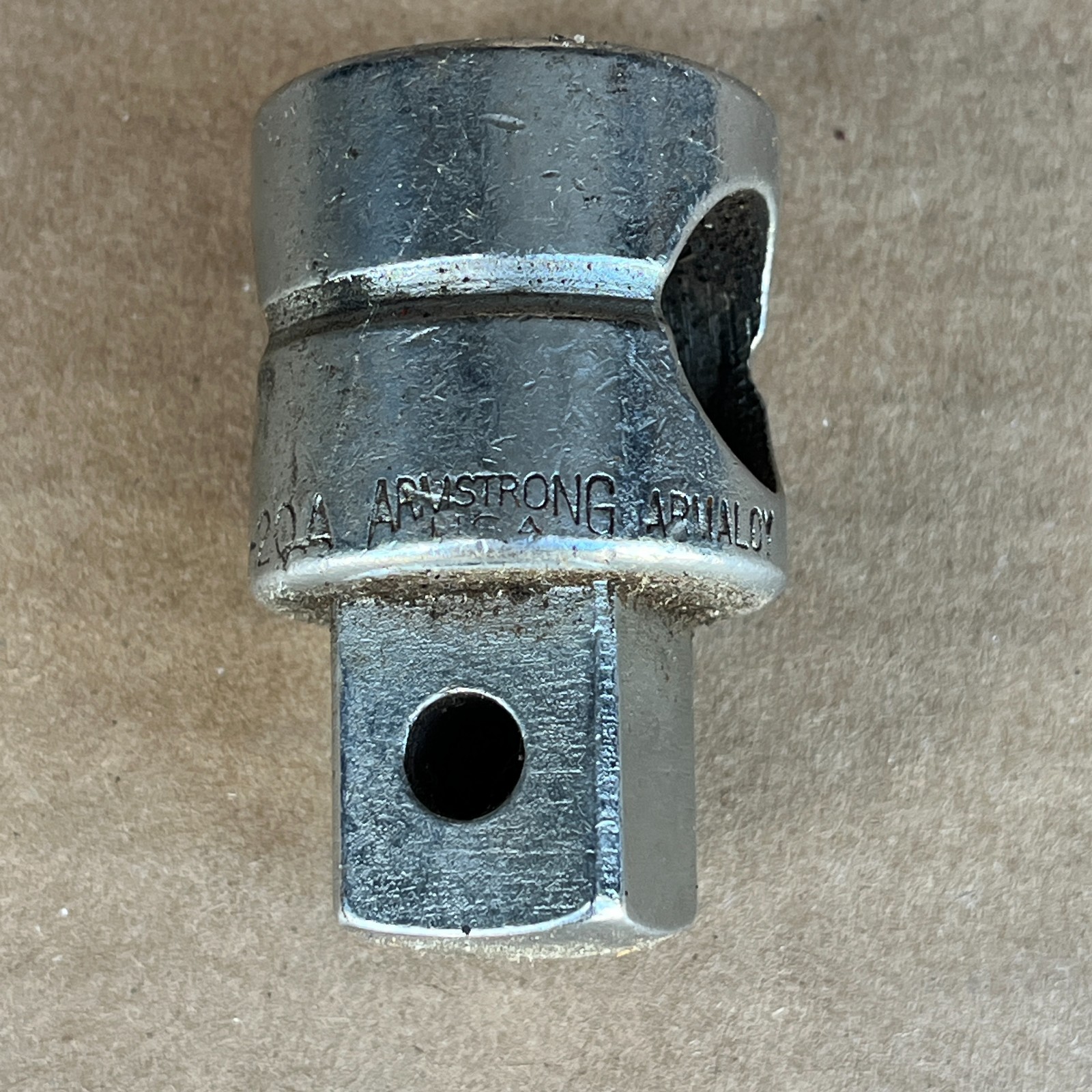 Vintage Armstrong H-20A 3/4″ Drive Sliding T Handle Adapter Socket