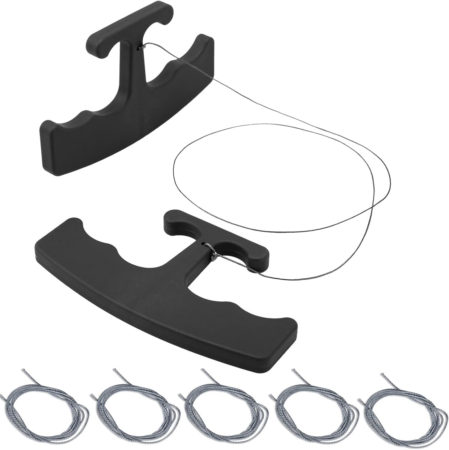 Emblem Removal Kit Car Badge Remover Tools with Spare Cord for Vehicle Logos