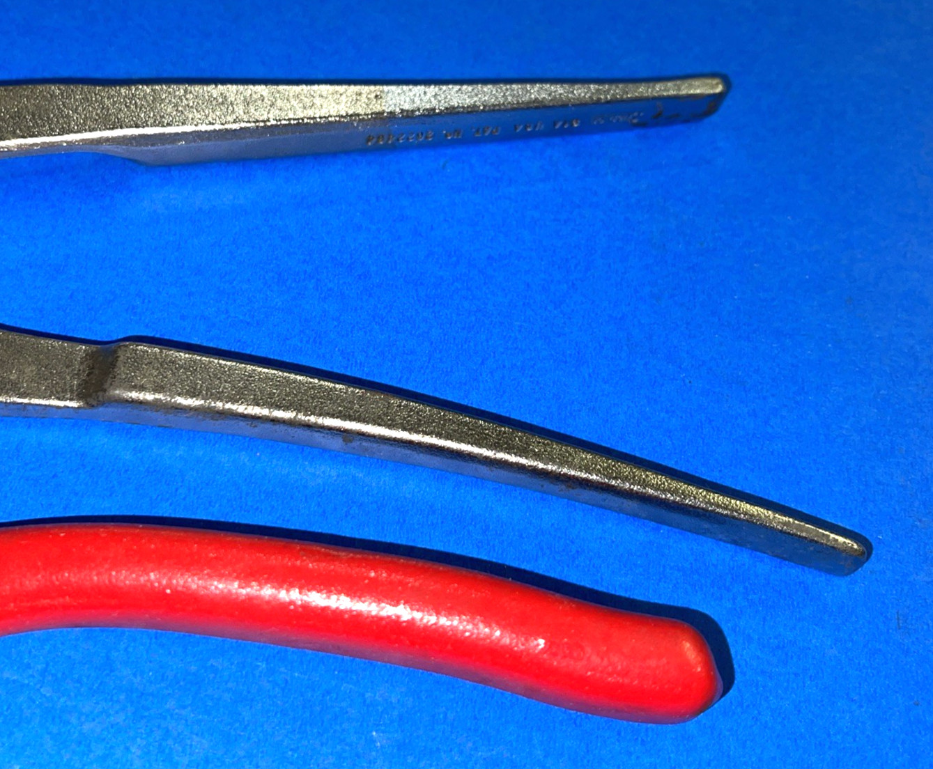 SNAP-ON TOOLS 3 PC. NEW DIAGONAL CUTTER & USED ADJUSTABLE JAW, HOSE CLAMP PLIERS