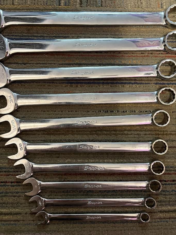 Snap-On 10 Piece Wrench Set 3/8-15/16