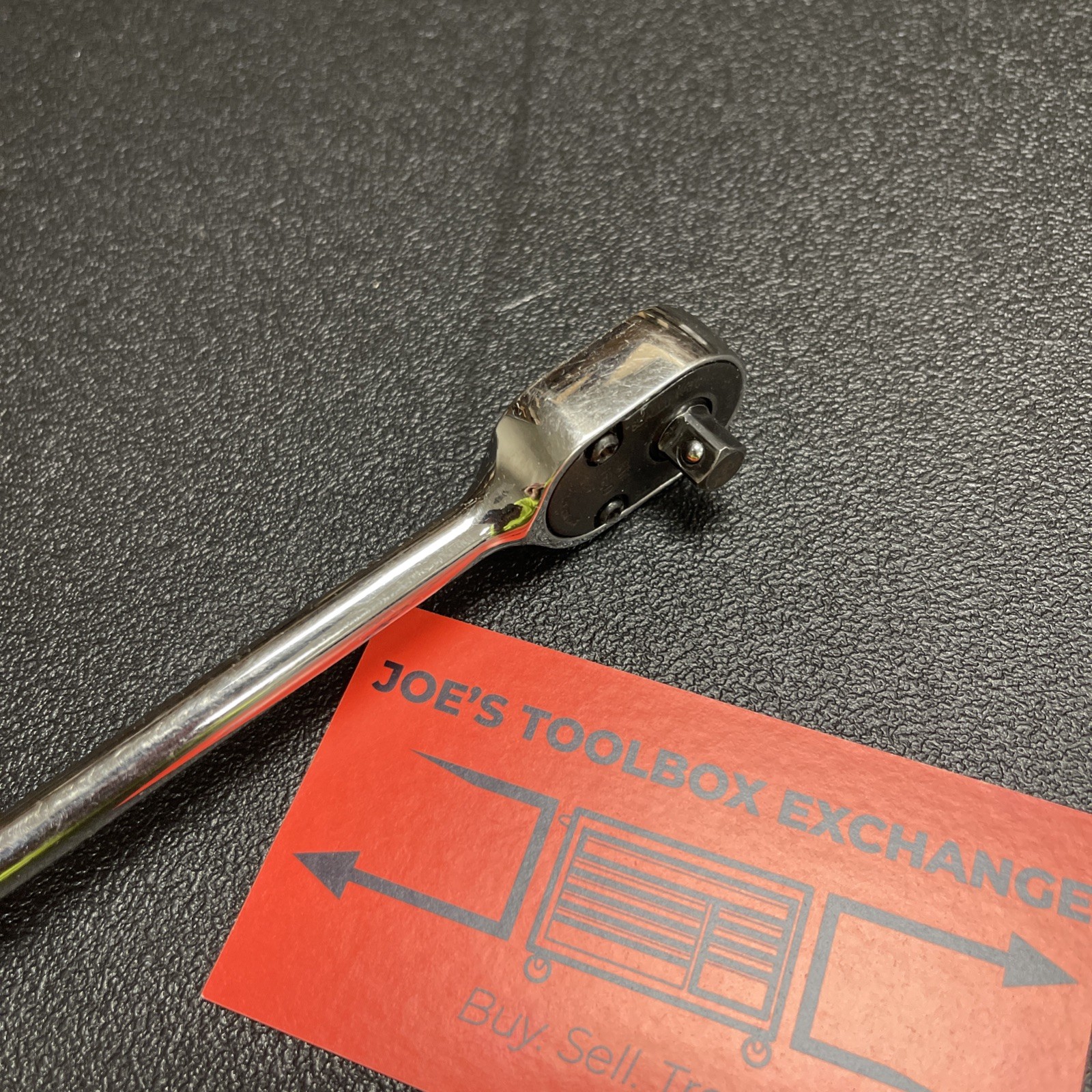 Snap-on Tools USA 1/4″ Drive Chrome Long Handle Fixed Head Ratchet TL72
