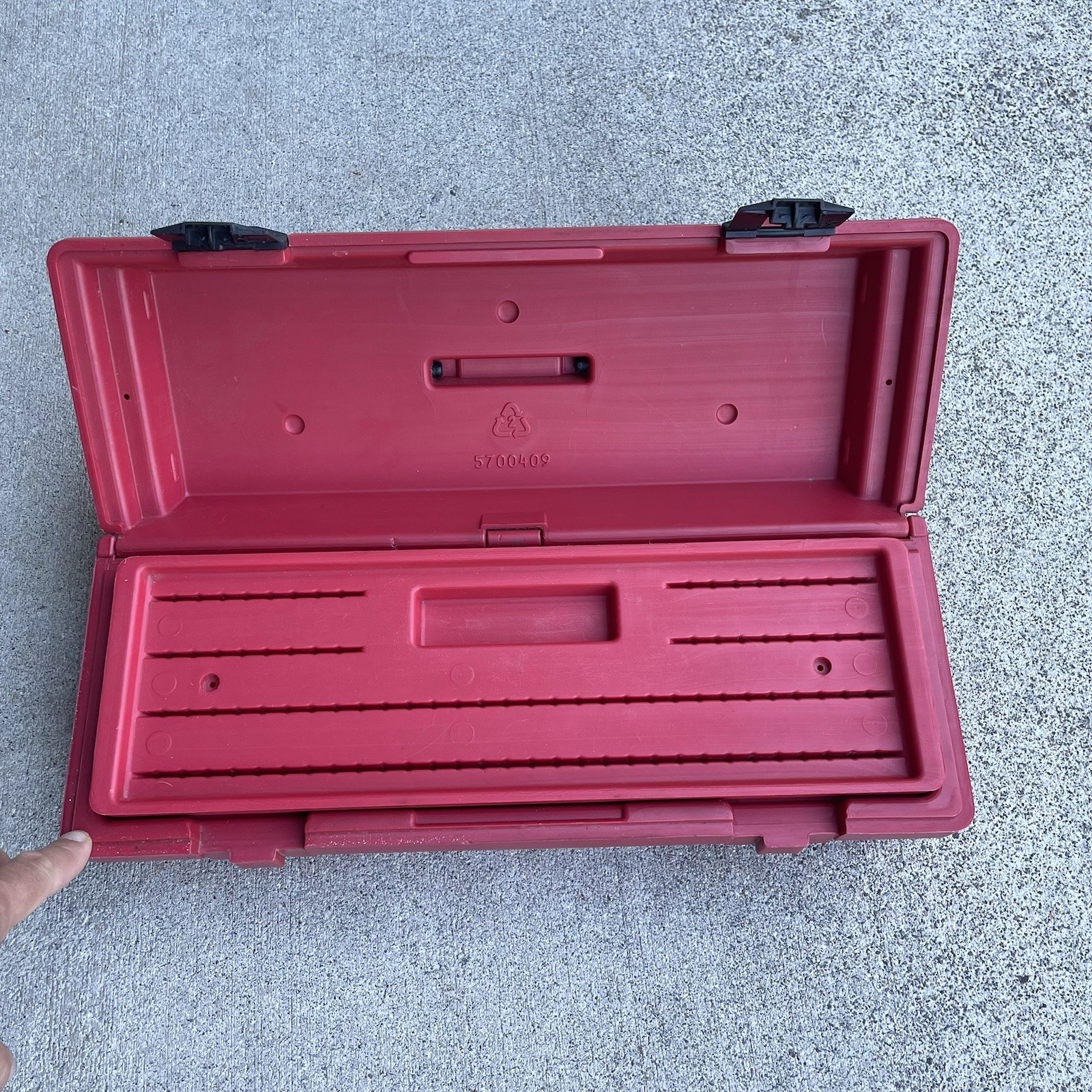 Vintage Sears Best Craftsman USA 18.5″ Red Permanex Tool Box Case