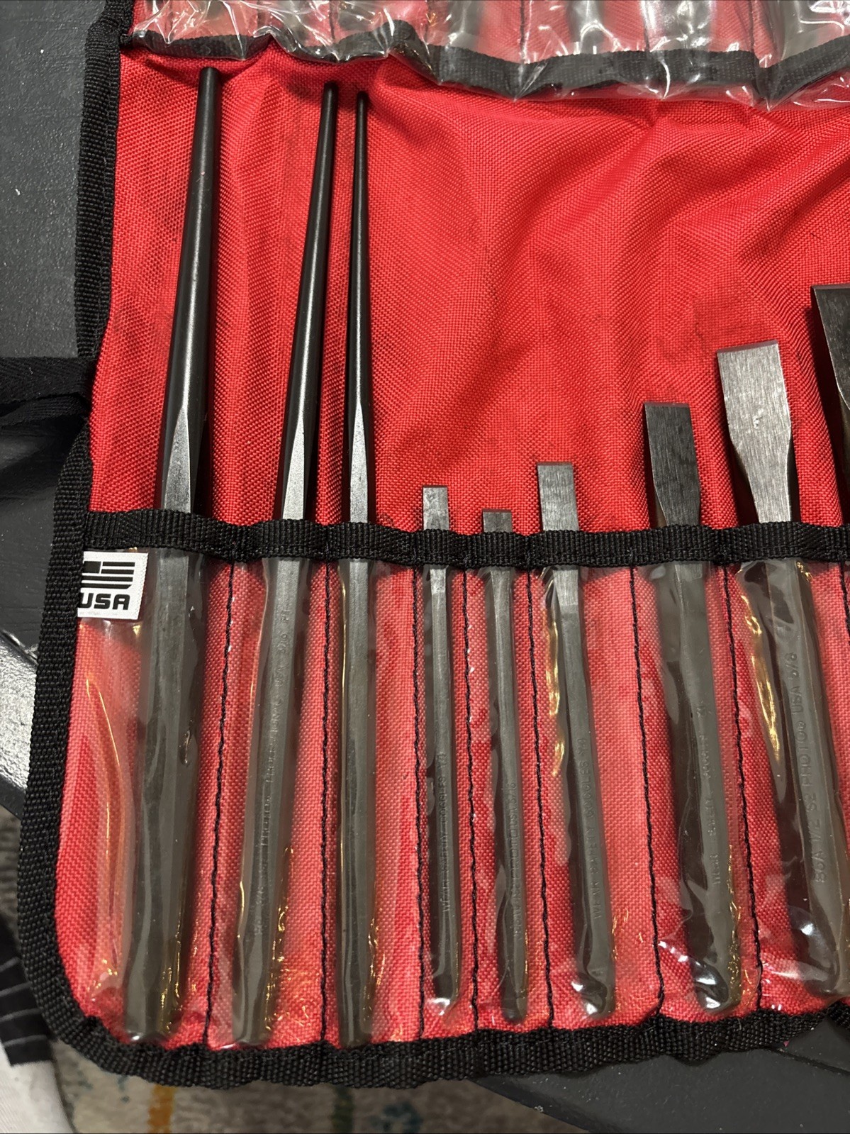 Proto Professional Punch and Chisel Starter Set 26pc No. 46 – W/Plastic Roll Up.