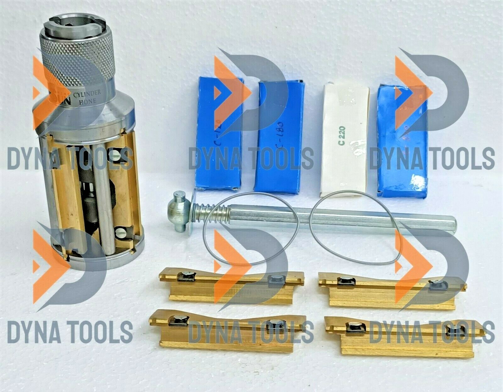 New Cylinder Engine Hone Kit 1-3/8″ to 2-3/8″ Honing Machine + 4 Set Of Stones
