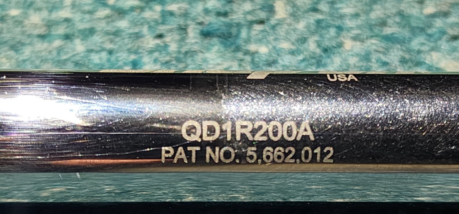 Snap On USA 1/4″ Adjustable Click-Type Ratcheting Torque Wrench QD1R200A. Used.