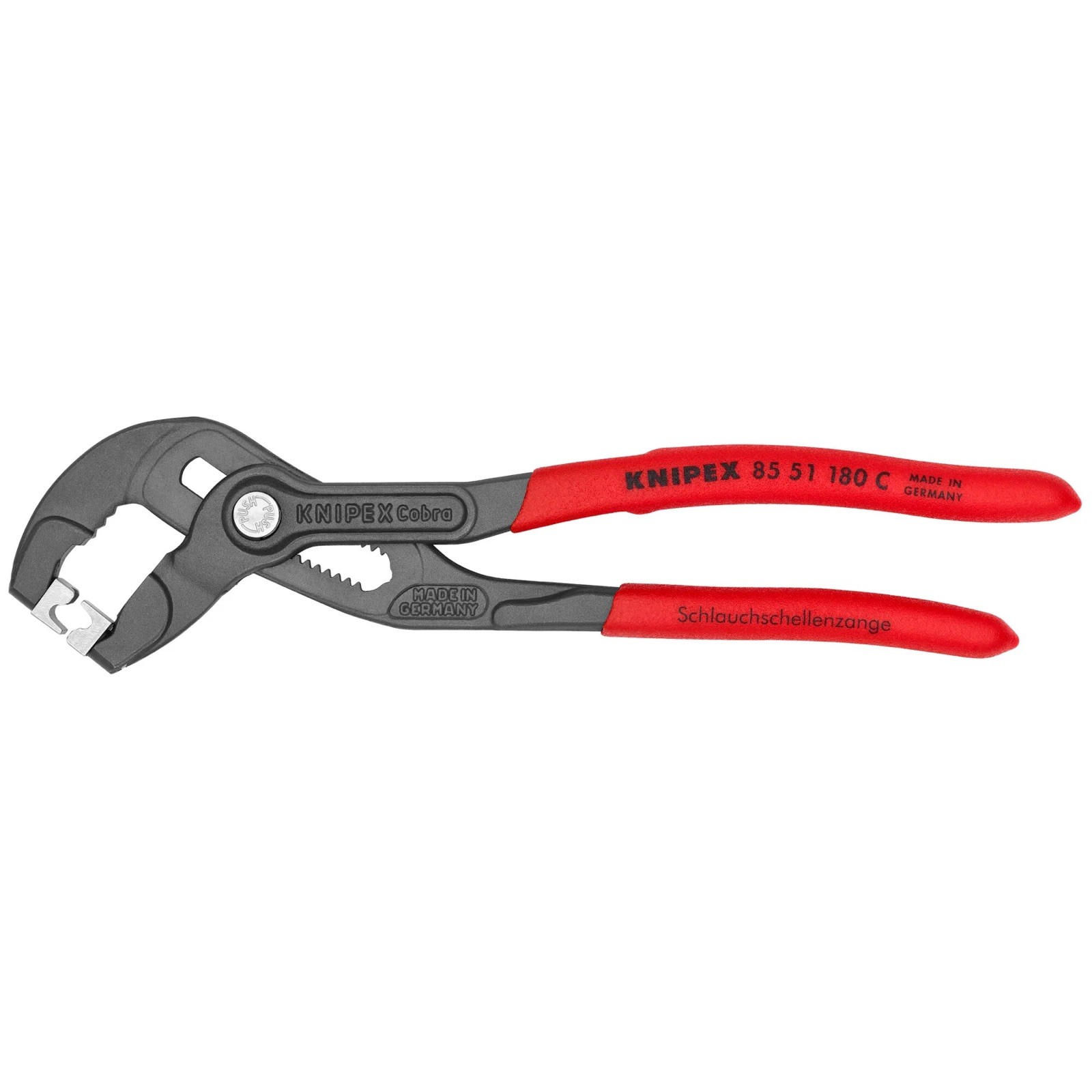 KNIPEX Tools 85 51 180 C, 7.5″ Hose Clamp Pliers for Click Clamps