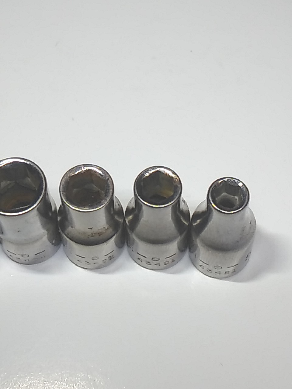 Craftsman 6pc 1/4″ Drive-G Series-Shallow SAE 6pt Socket Set Made In USA
