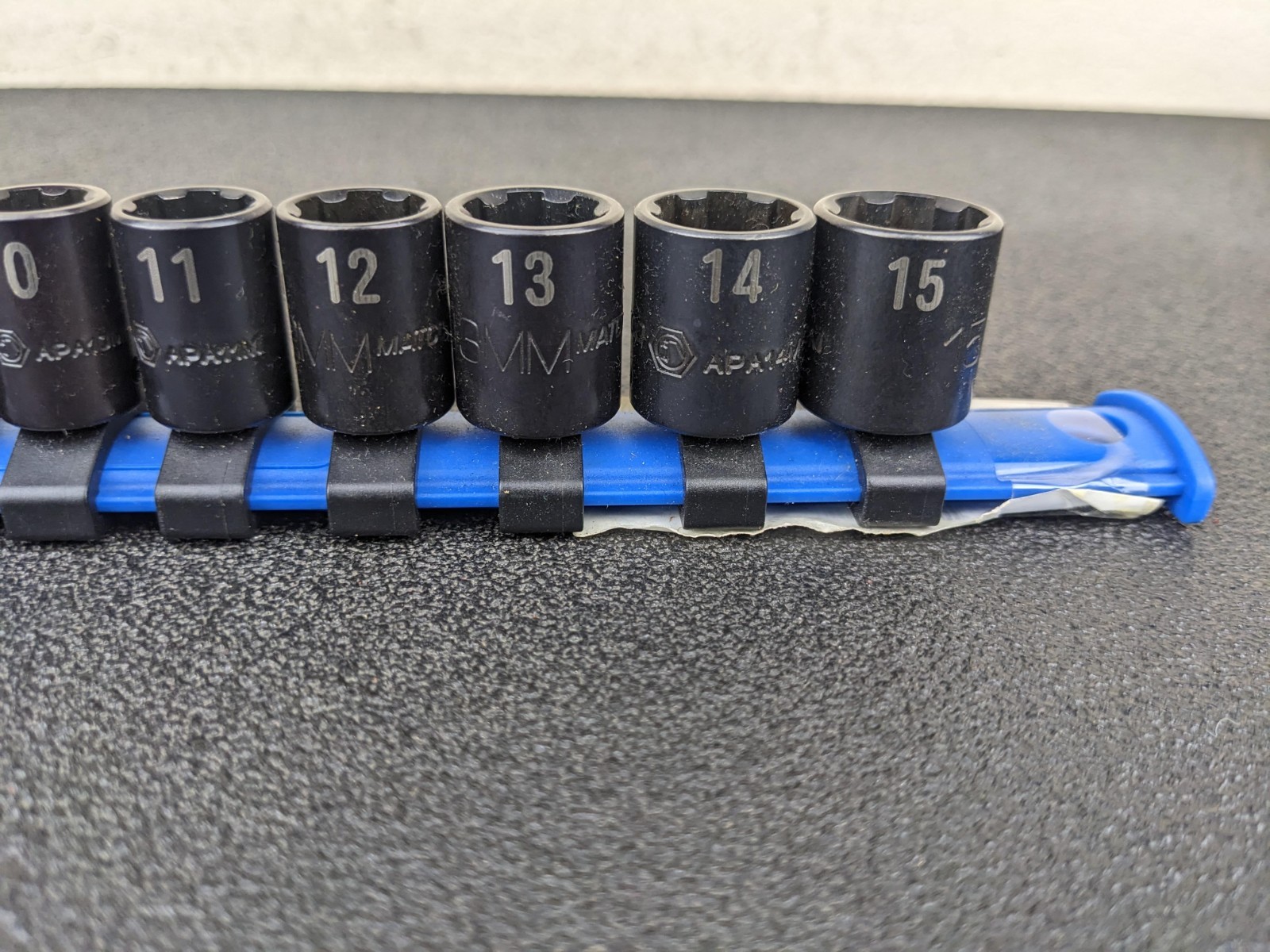 #bp108 Matco Tools NEW SAPMA12R 1/4″ Drive Pro Non Slip Impact Socket Set Metric