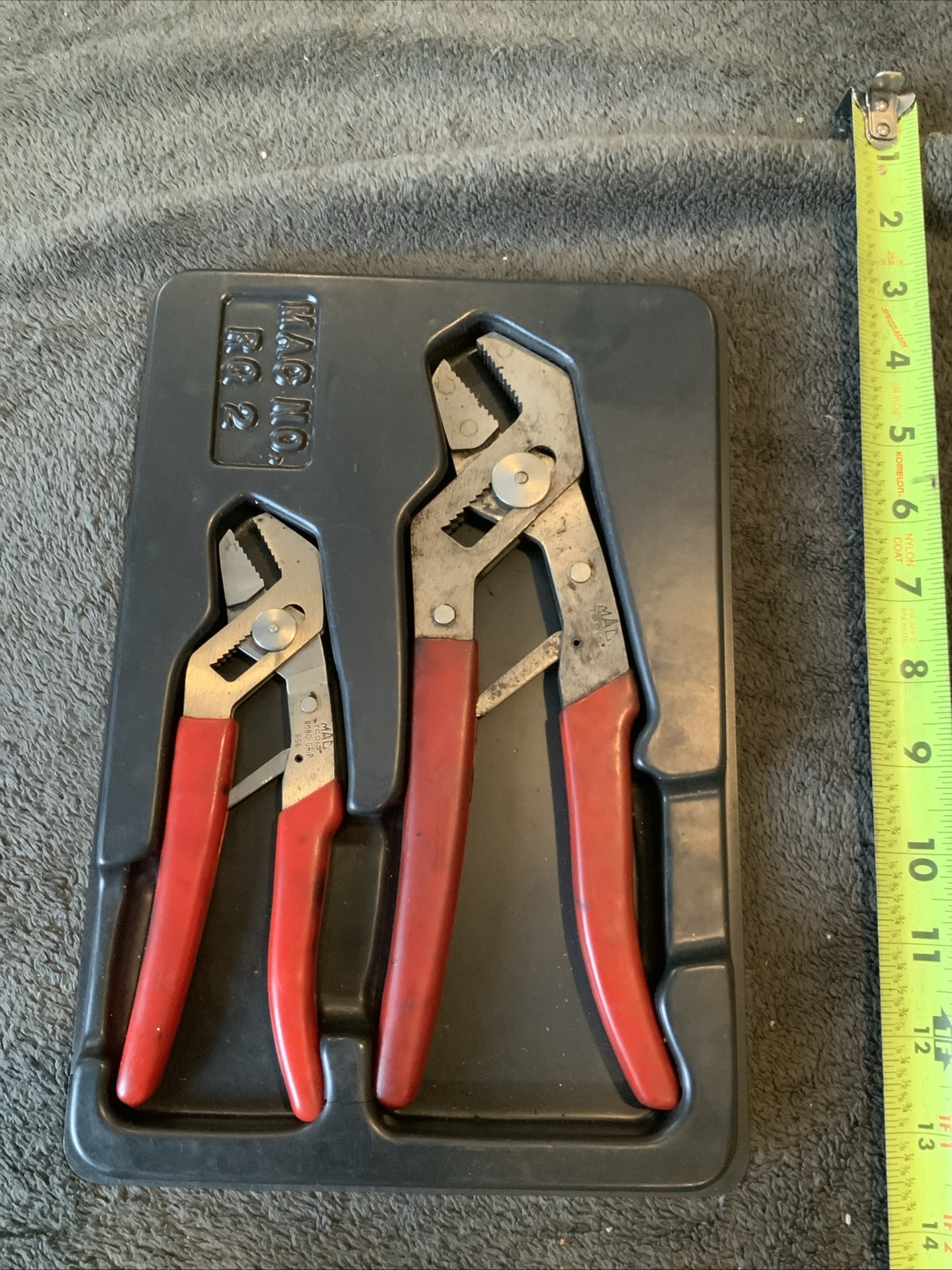 Mac Tools 2pc Pliers Set, See Pics….used…both Work Fine….