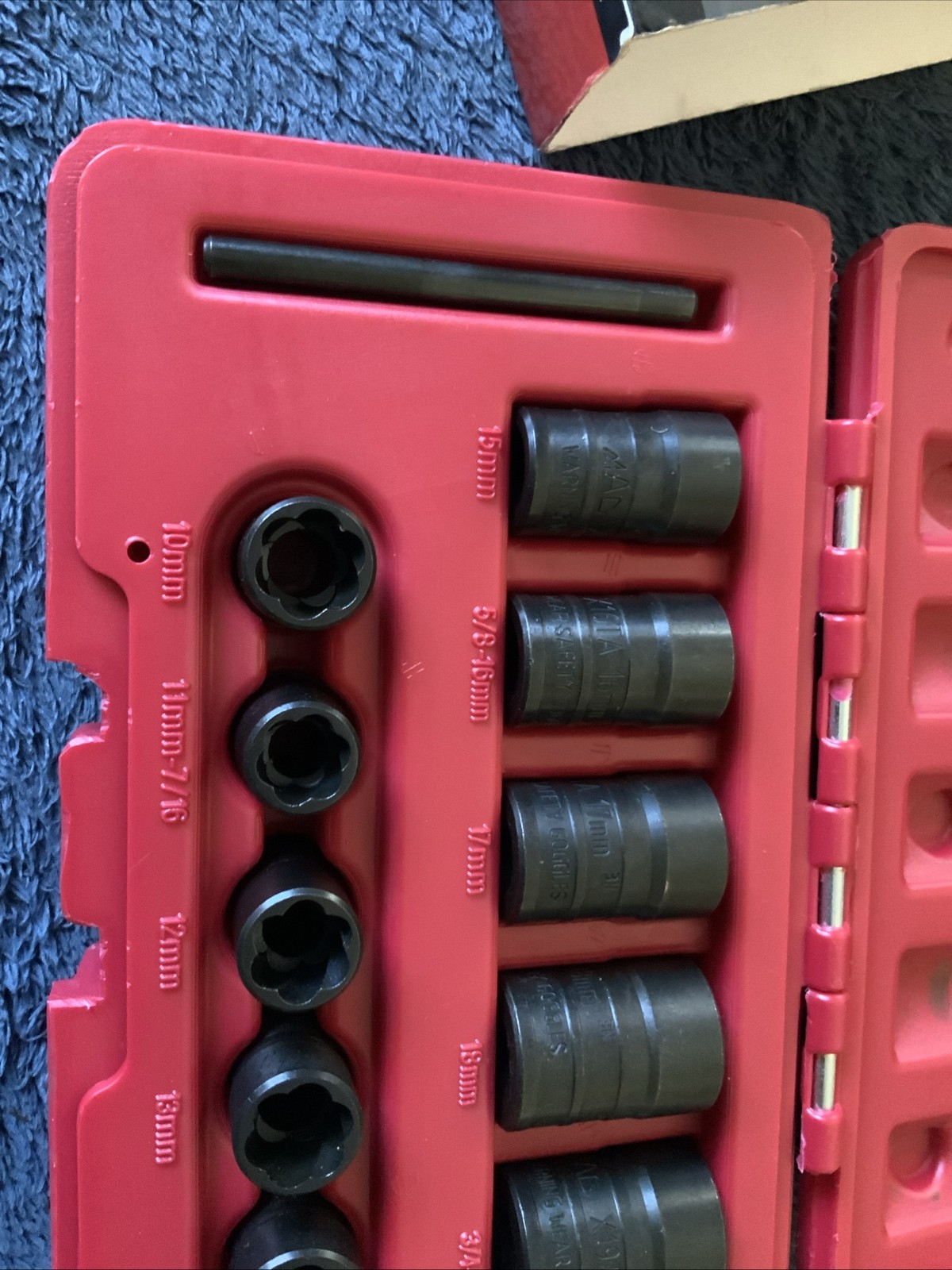 Mac Tools 10pc 3/8” Drive Twist Socket Set, 10-19mm…sxt10lra…