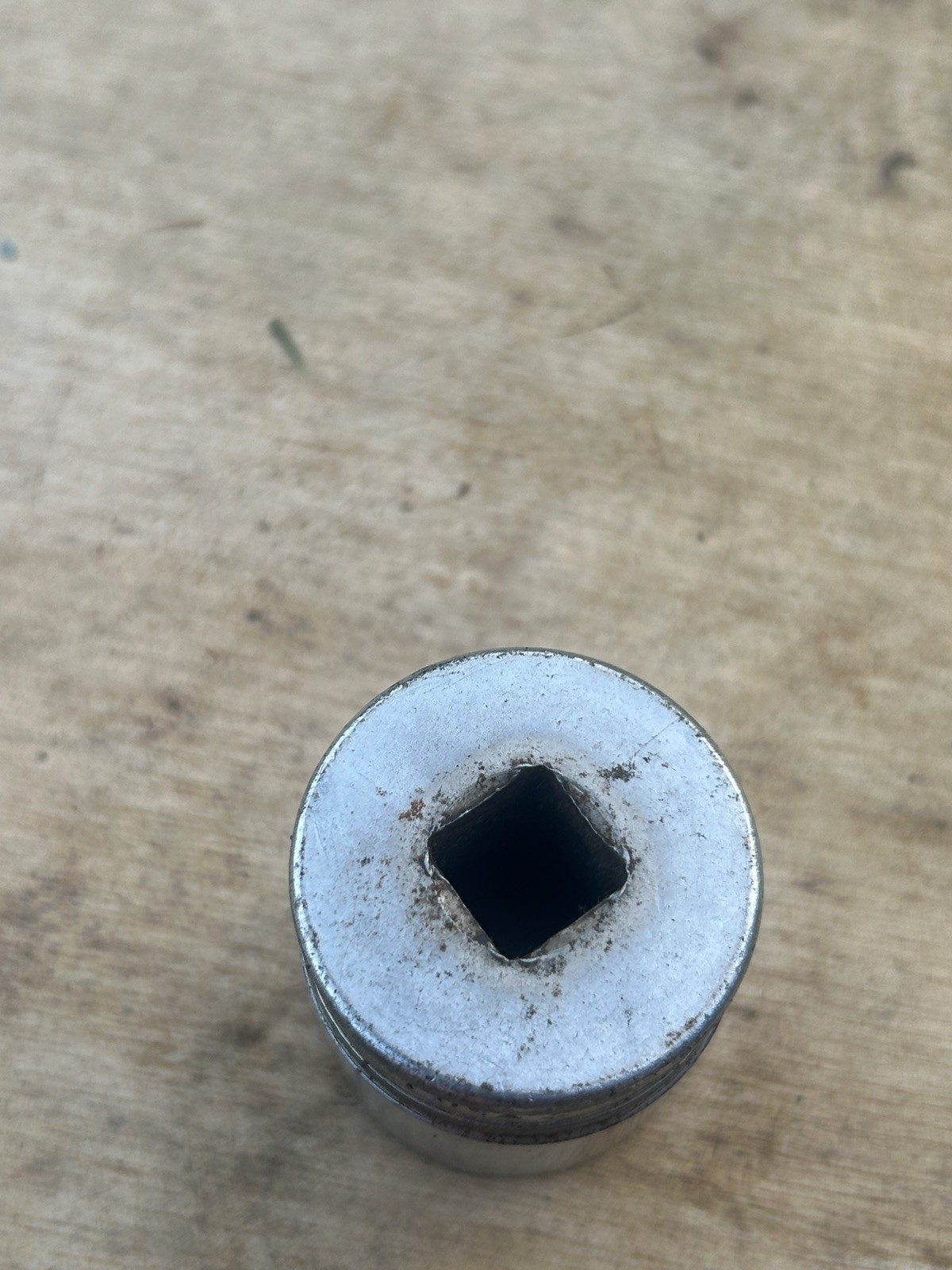 Snap-on 32mm – 1/2″ drive chrome shallow 12 point socket vintage