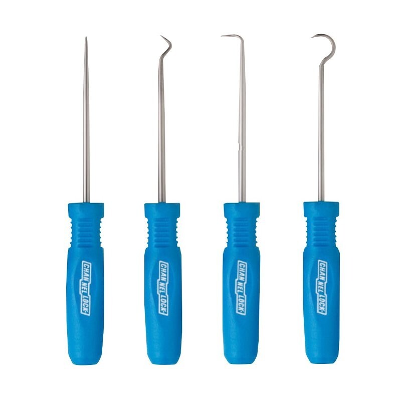 CHANNELLOCK HP-4H 4 PIECE HOOK & PICK SET MADE IN USA FAST SHIP 8453284