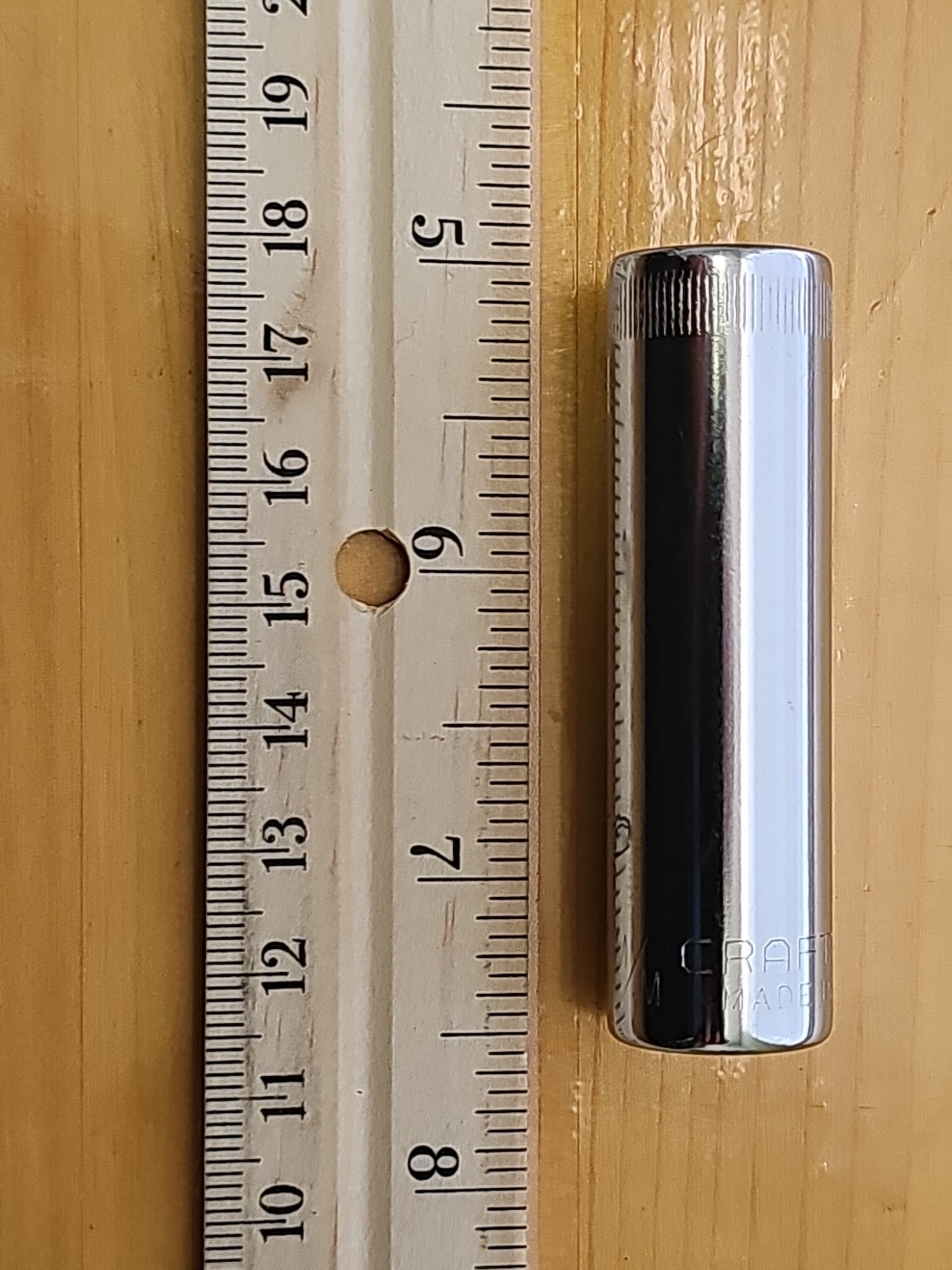 Craftsman USA 15MM 3/8 Drive 6 Point Socket -V- 44432