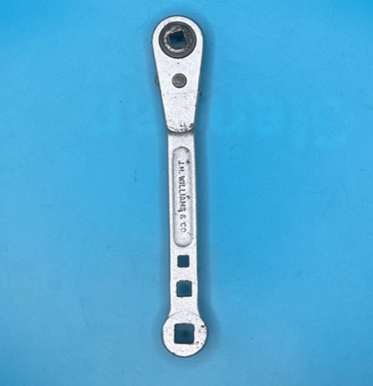 Vintage J. H. WILLIAMS & Co. MR-51 HVAC Refrigeration 6” Ratchet 1/4″ Dr Wrench