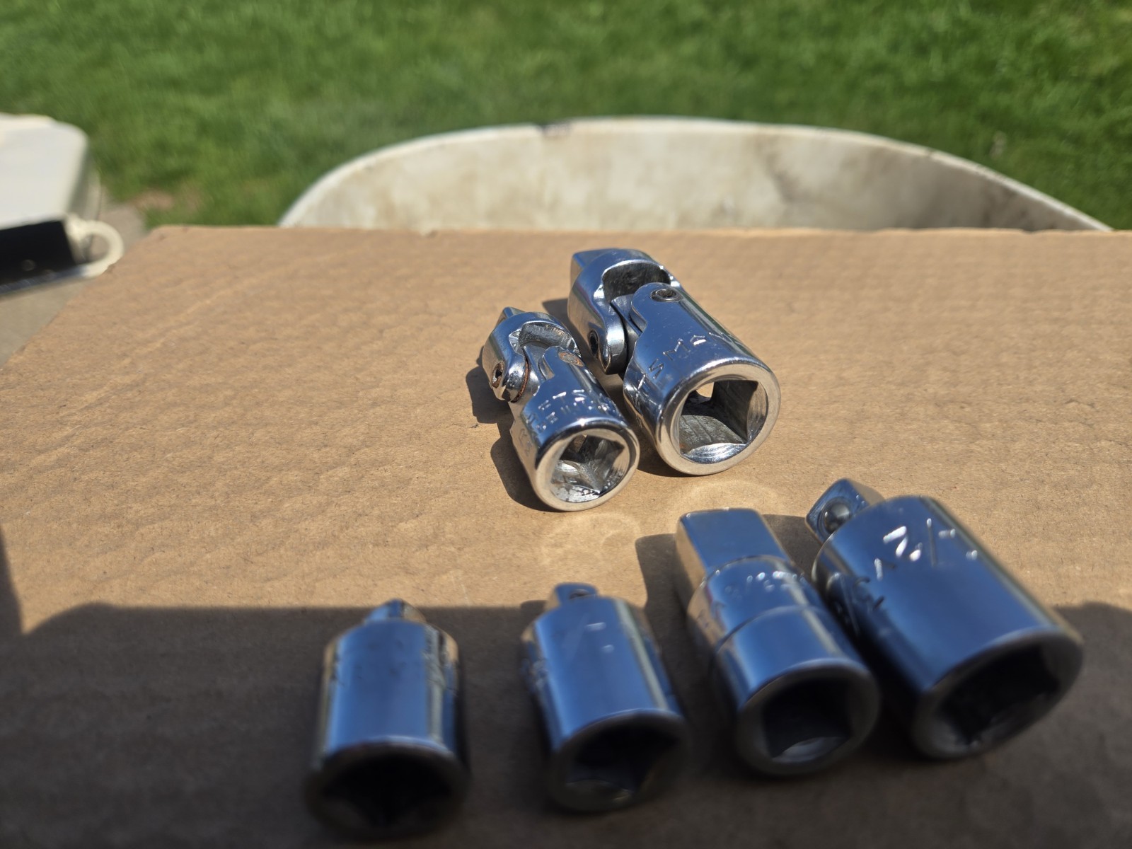 Craftsman Reducers & Swivels 1/4″ 3/8″ 1/2″ Made in The USA 6 Pieces