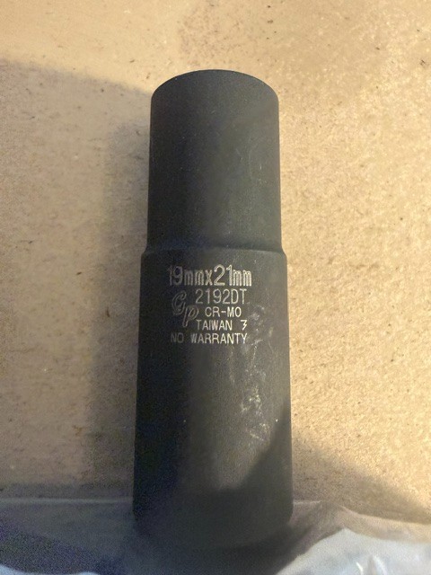 Grey Pneumatic 2192DT 1/2″ Drive Extra Thin Wall Flip Socket 19mm / 21mm NIP FS