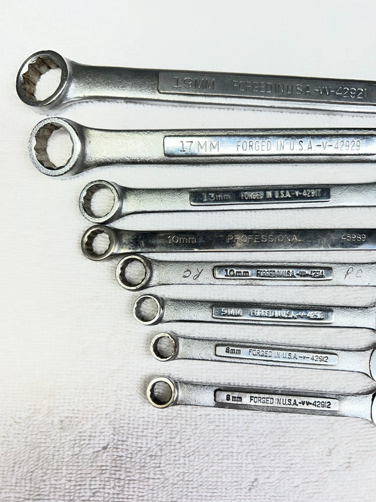 Craftsman Combo V series Wrenches Metric Lot of 8 USA made