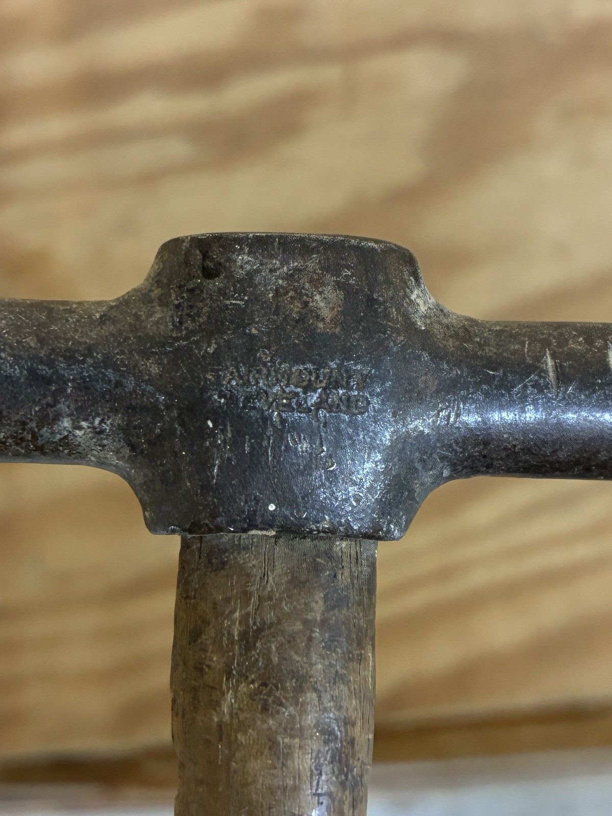 Vintage Fairmount 161-G auto body bumping hammer (Made in USA)