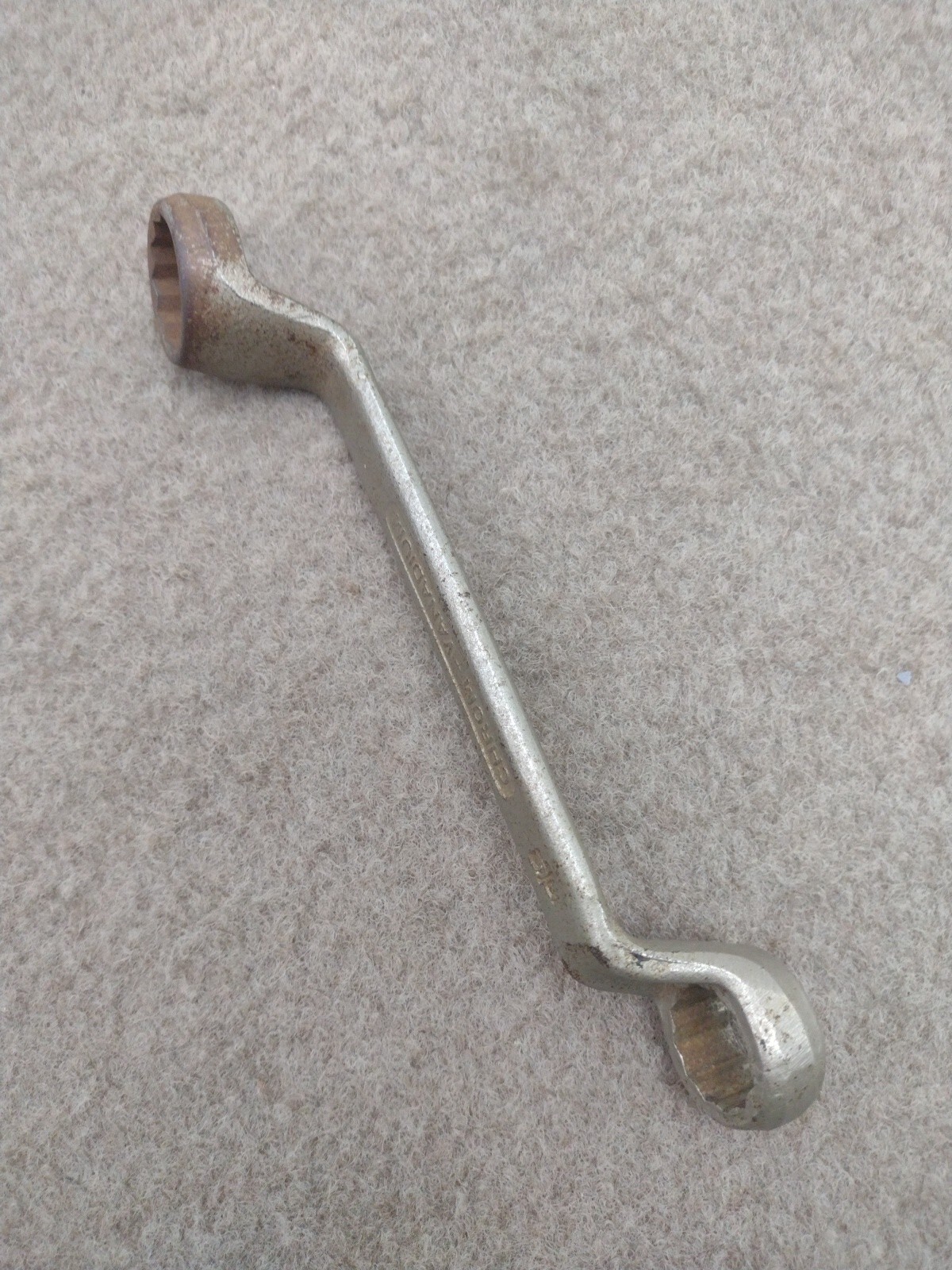 Steinadler Germany 5/16″ x 3/8″ Stubby Double End Box Wrench Offset 12pt Short .