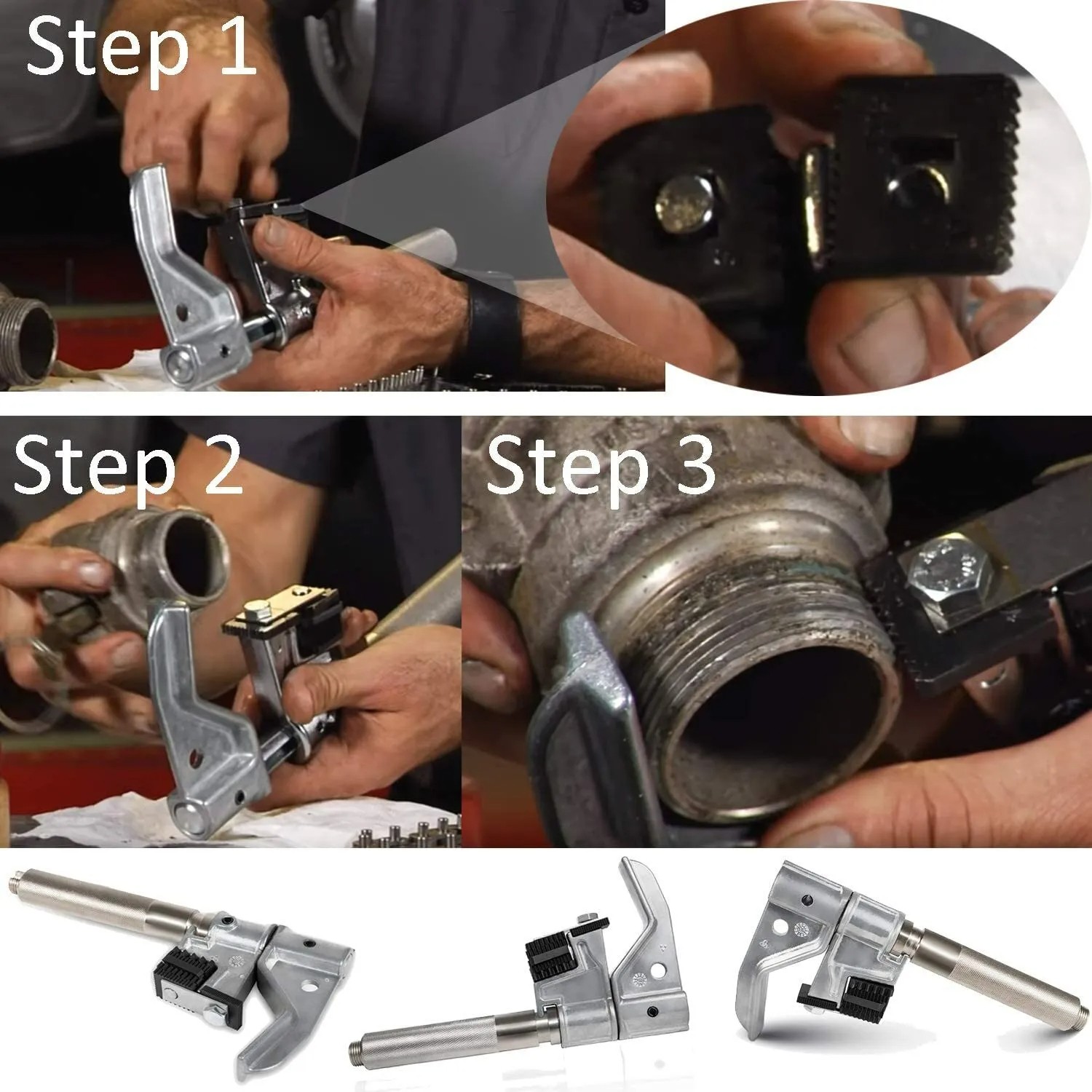 1-1/4”-5” O.D. Thread Chaser 7402 Restore Kit Tool & 6PC/set Standard Die