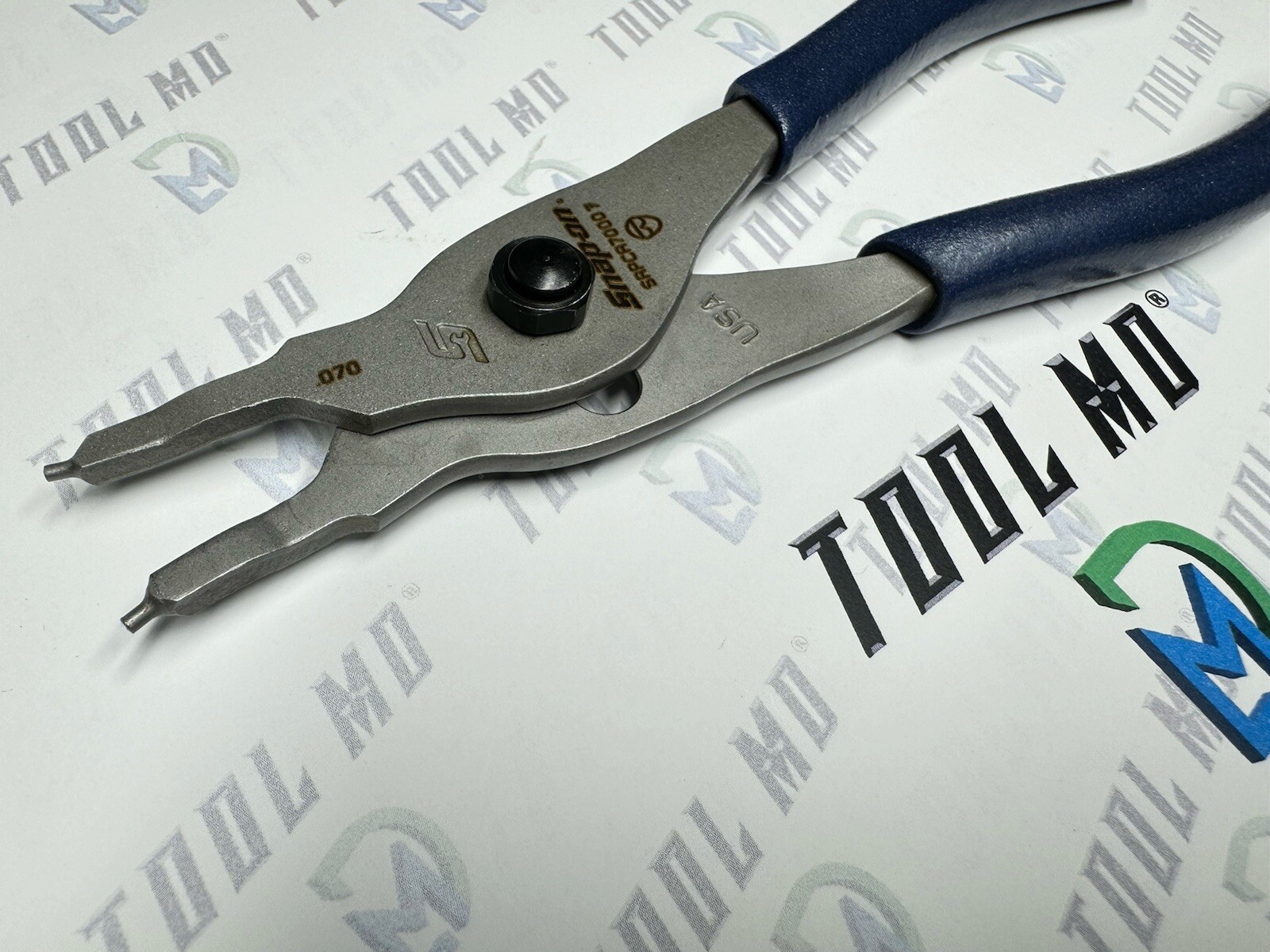 Snap-on Tools USA NEW POWER BLUE Straight Tip .070 Snap Ring Pliers SRPCR7000