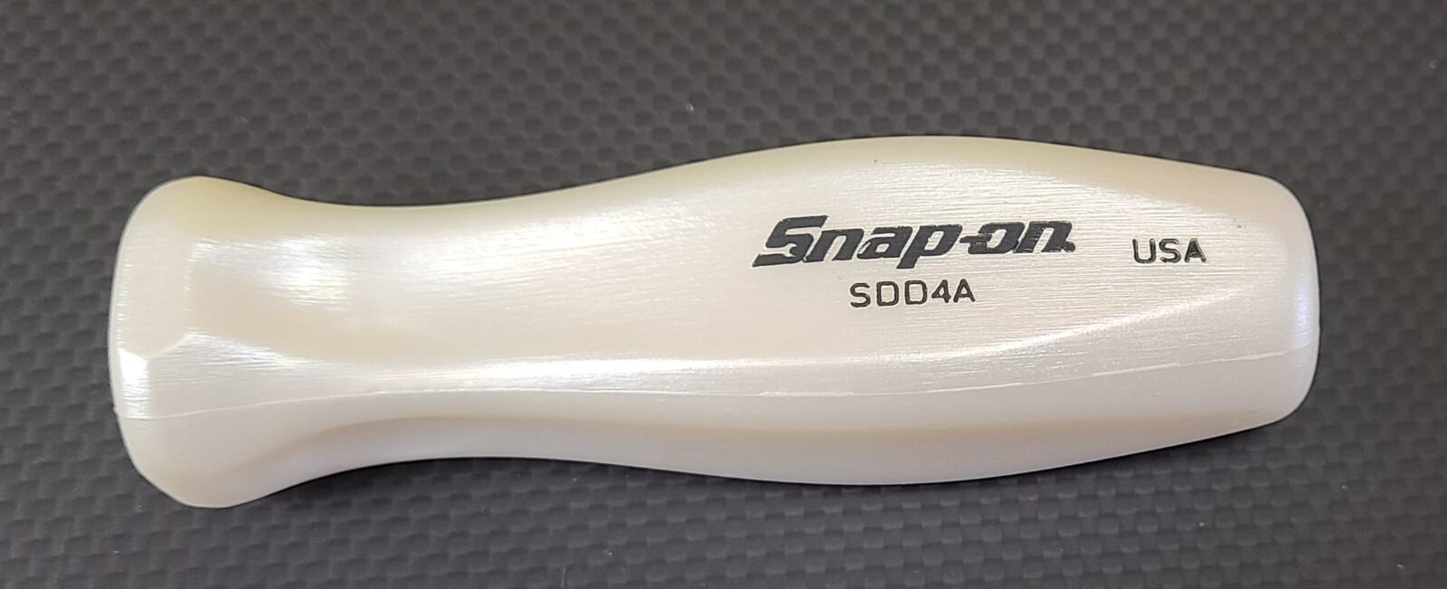 SNAP-ON TOOLS 4.5″ PEARL WHITE RETRO REPLACEMENT HARD PLASTIC HANDLE SDD4A USA