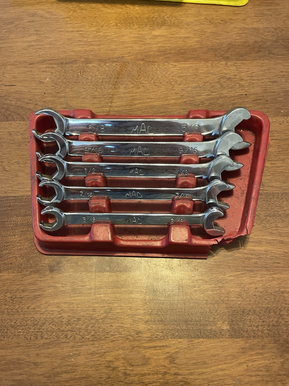 Mac Tools COBR12-COBR20 SAE 3/8″-5/8″ Flare Nut /Speed Open End Wrench USA
