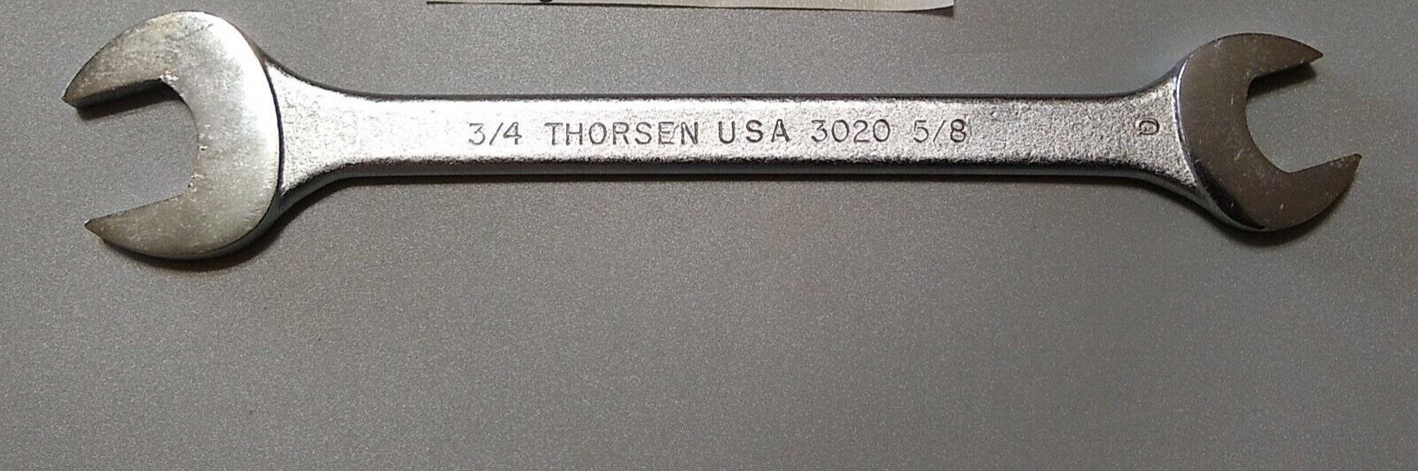 THORSEN U.S.A. 3020 3/4″ X 5/8″ Dbl. Open Ended Wrench 8.2 Long.