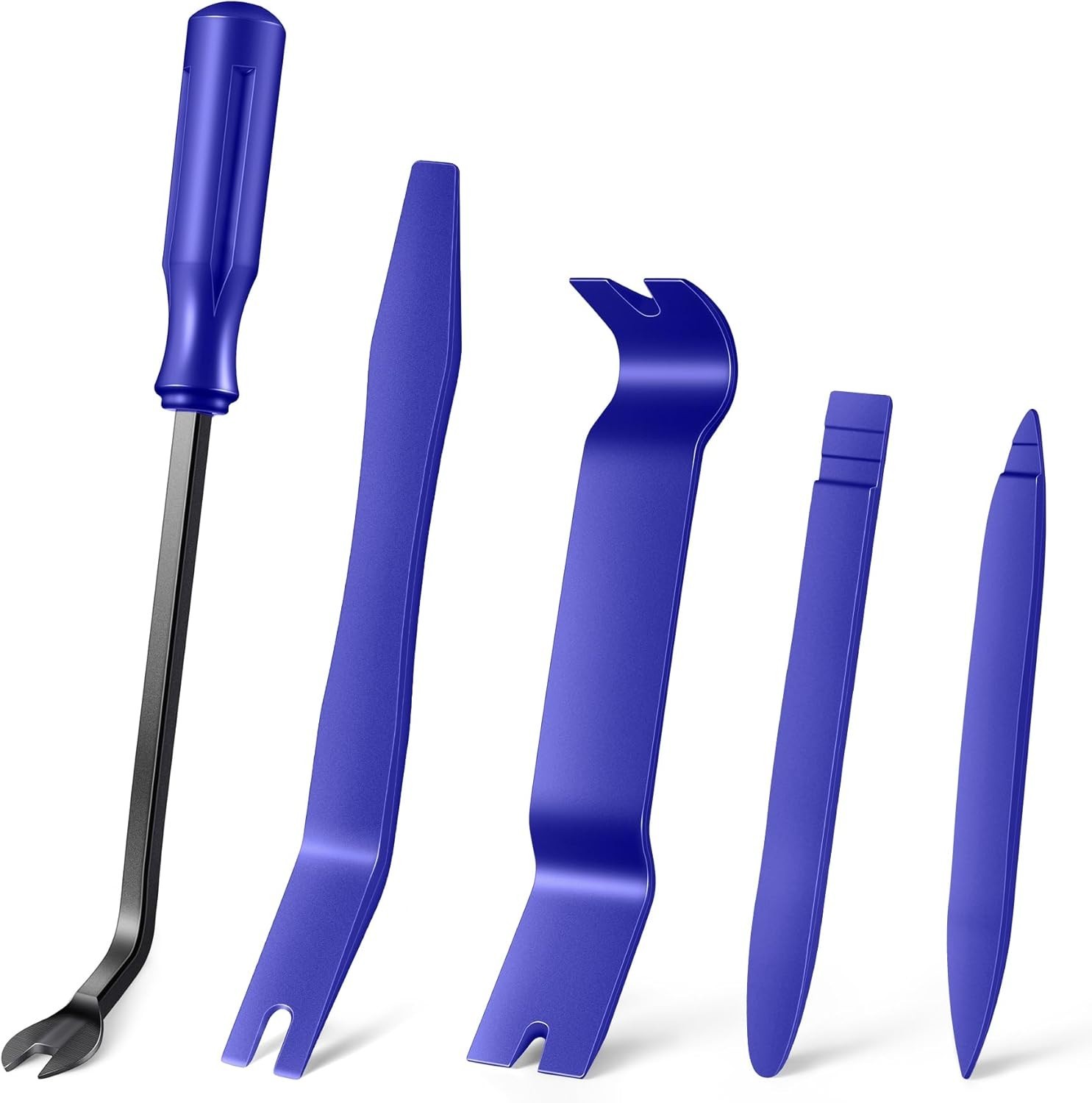 Durable 5-Piece Interior Trim Pry Tool Set – Scratch-Safe for Vehicles